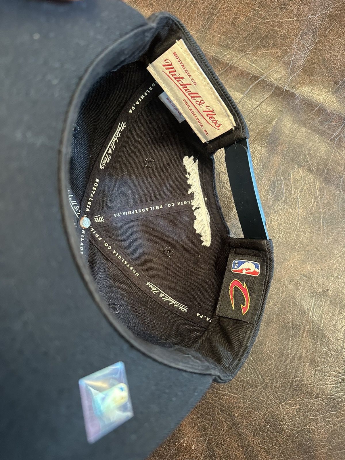 Mitchell & Ness Black Cleveland Cavaliers Mitchell & Ness Cap Size ONE SIZE - 4 Thumbnail