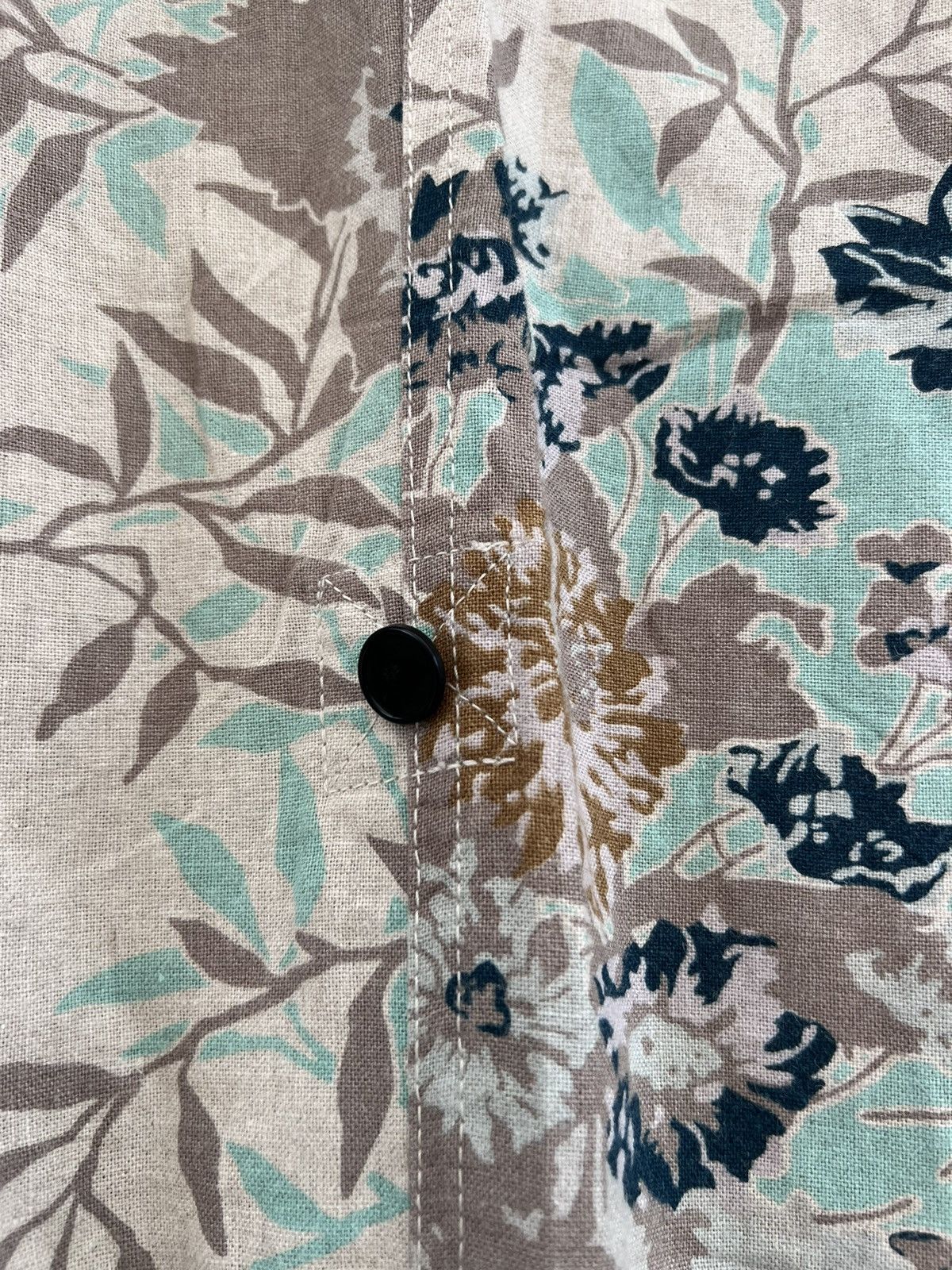 ABAHOUSE Vintage Abahouse Japan 100% Linen Floral Trouser Pant Size US 31 - 21 Thumbnail