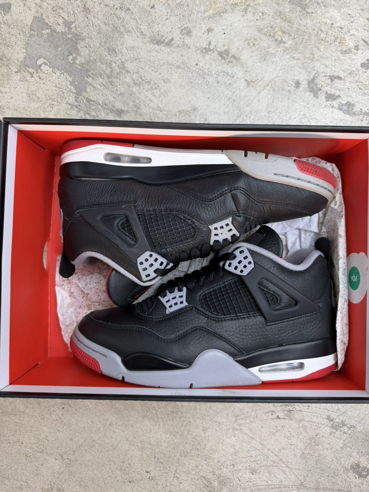 Jordan Brand Jordan 4 Bred Reimagined Size US 8 / EU 41 - 1 Thumbnail