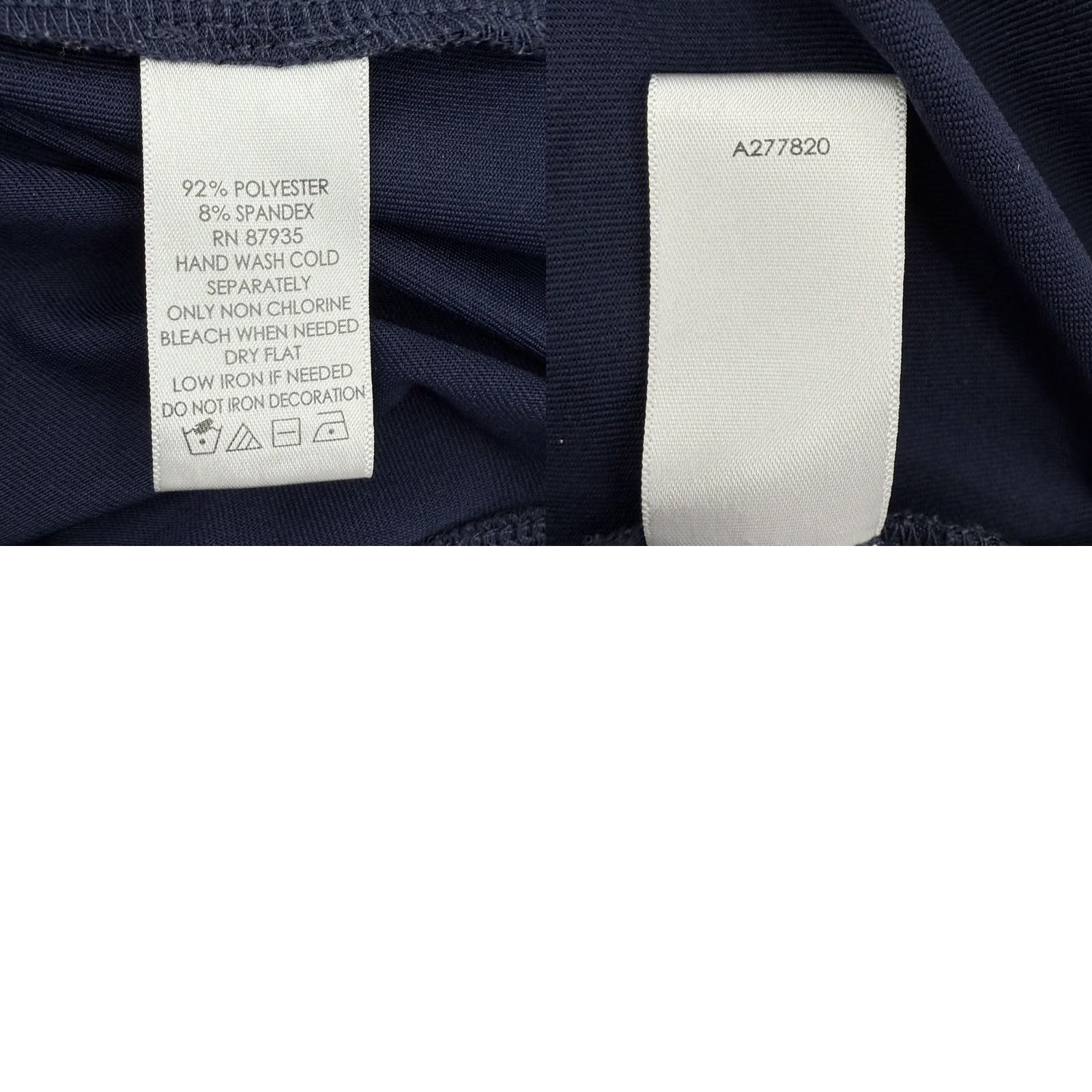 Vintage Susan Graver Artisan Polo Navy Blue Embellished Collar Stretch Nautical Size L / US 10 / IT 46 - 8 Thumbnail