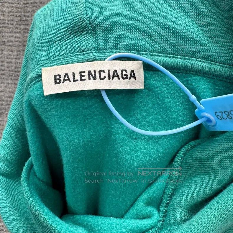 Balenciaga Balenciaga Lake green email hoodie Size US XS / EU 42 / 0 - 4 Thumbnail