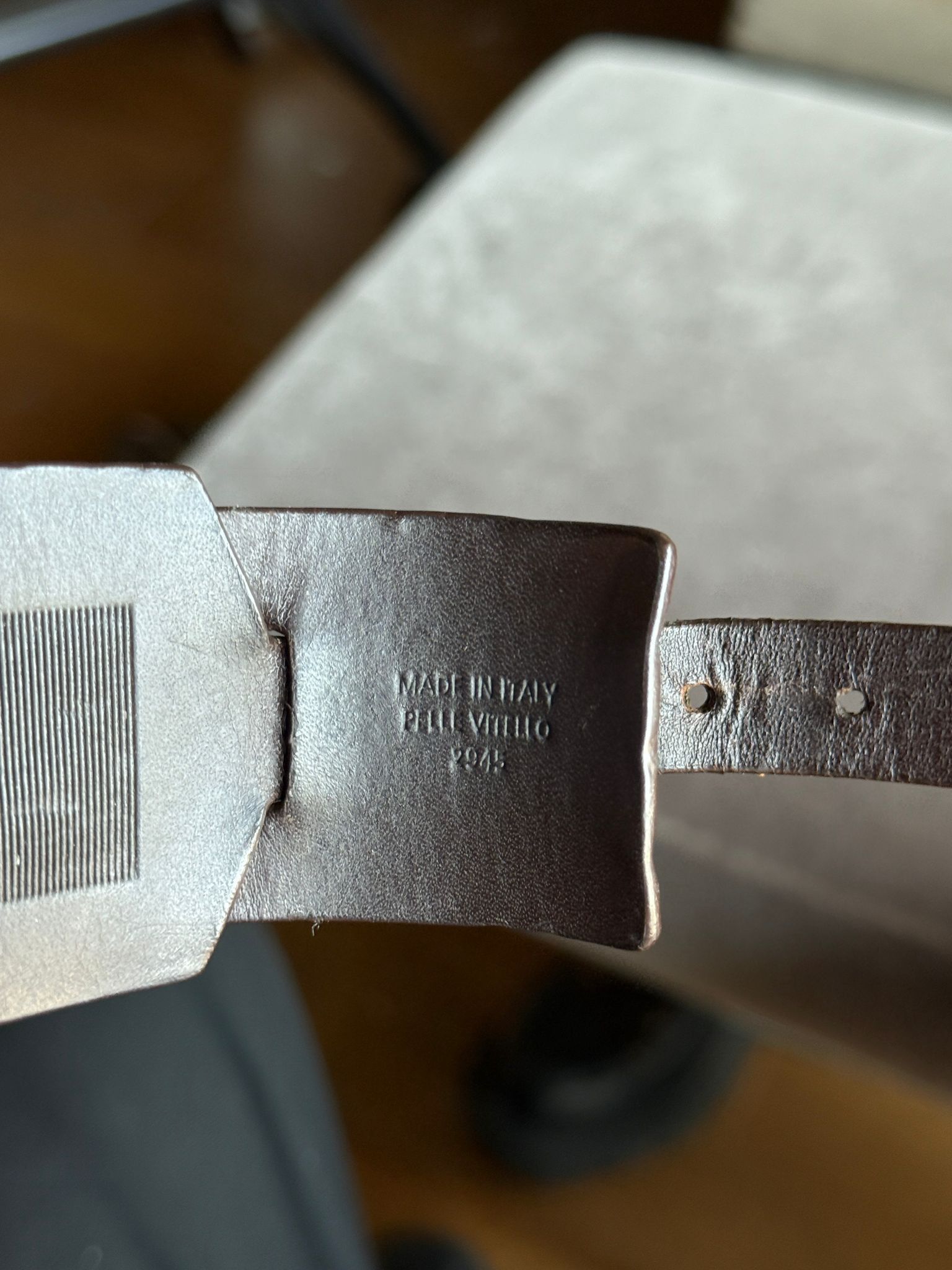 Lanvin Lanvin Wide Brown Leather Bracelet Size ONE SIZE - 4 Thumbnail