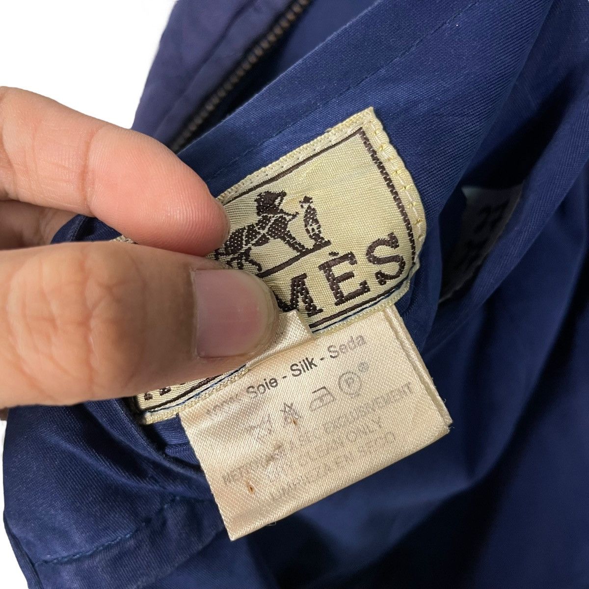 Hermes Vintage Hermes Automobile Blouson Reversible Bomber Jacket Size US M / EU 48-50 / 2 - 20 Thumbnail