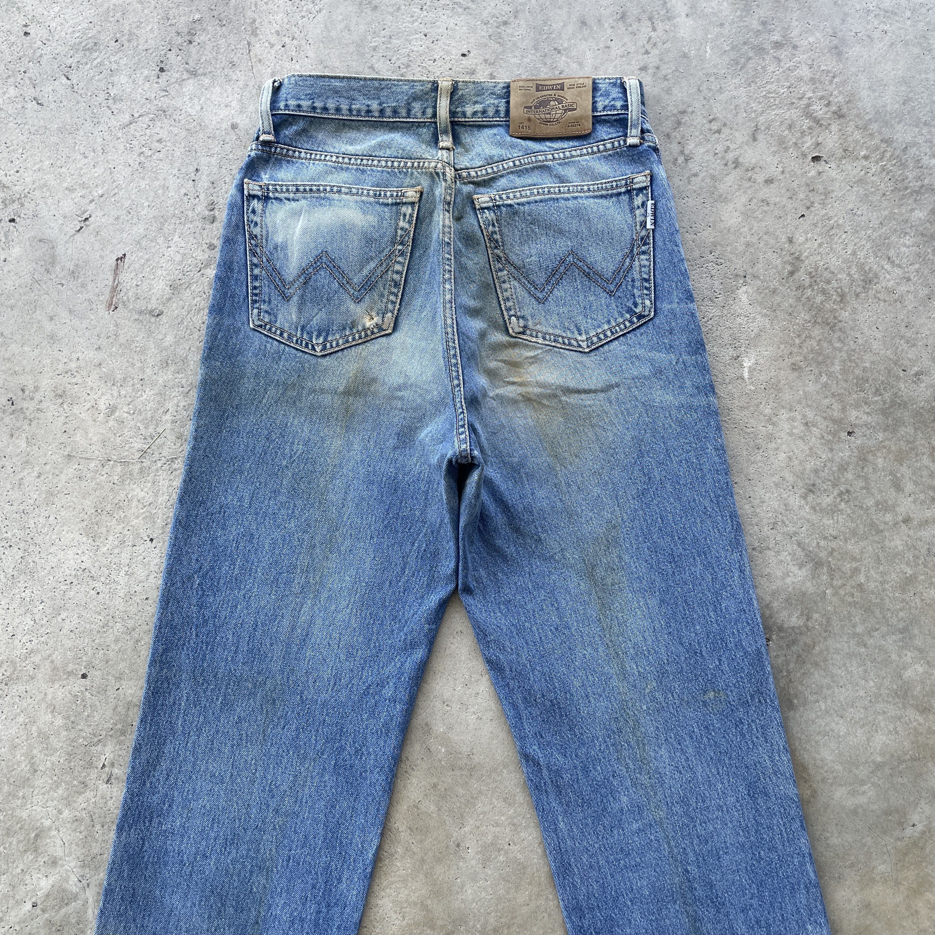 Edwin × Vintage VINTAGE EDWIN JEANS FADED DENIM PANTS W28x32 Size US 28 / EU 44 - 8 Thumbnail