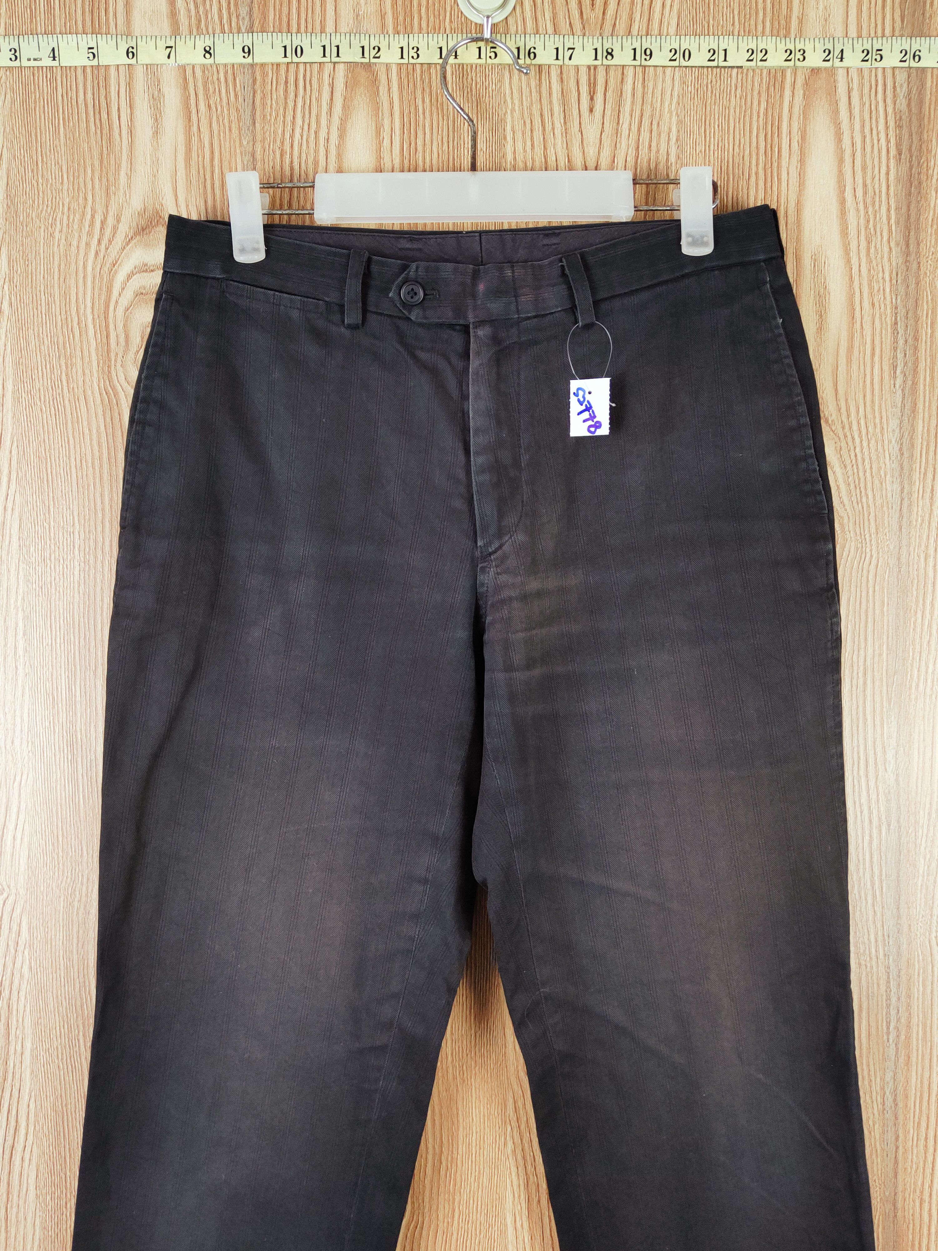 Japanese Brand Les Mues Black Faded Multipocket Casual Pants #S2778 Size US 31 - 2 Thumbnail