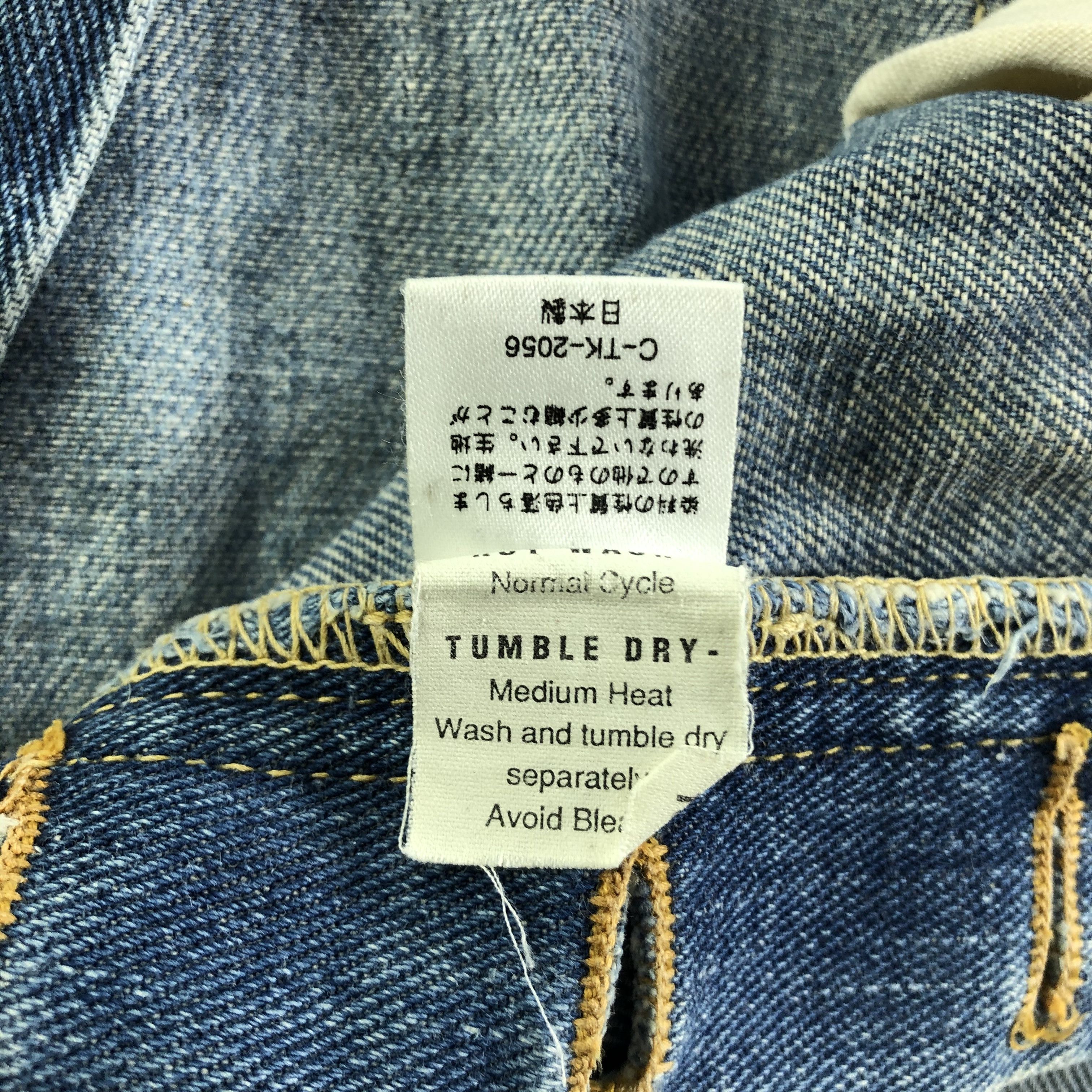 Lee Vintage Blue Wash Lee Selvedge Jeans-JM3660 Size US 33 - 12 Thumbnail