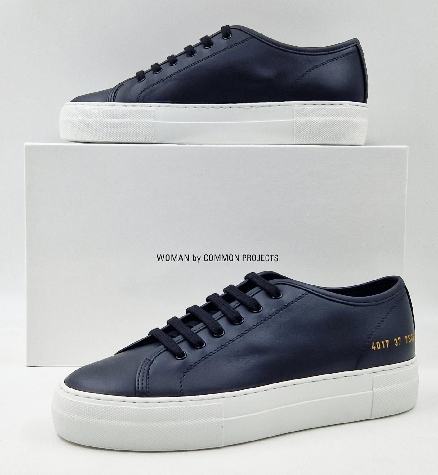 Common Projects COMMON PROJECTS TOURNAMENT BLACK & WHITE WOMENS SHOES UK 4 Size US 6.5 / IT 36.5 - 2 Thumbnail