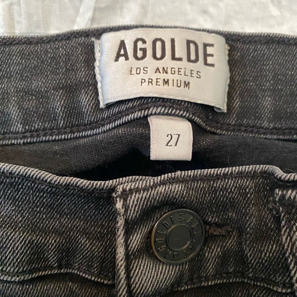 Agolde Agolde Los Angeles premium women 27 distressed ripped cotton Size 27" / US 4 / IT 40 - 5 Thumbnail