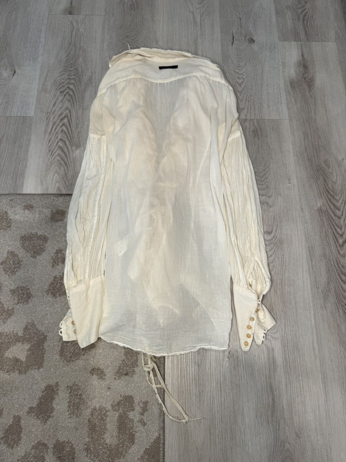 If Six Was Nine if six was nine txs-2 530k41n ruffle silk shirt!! Size US S / EU 44-46 / 1 - 8 Thumbnail