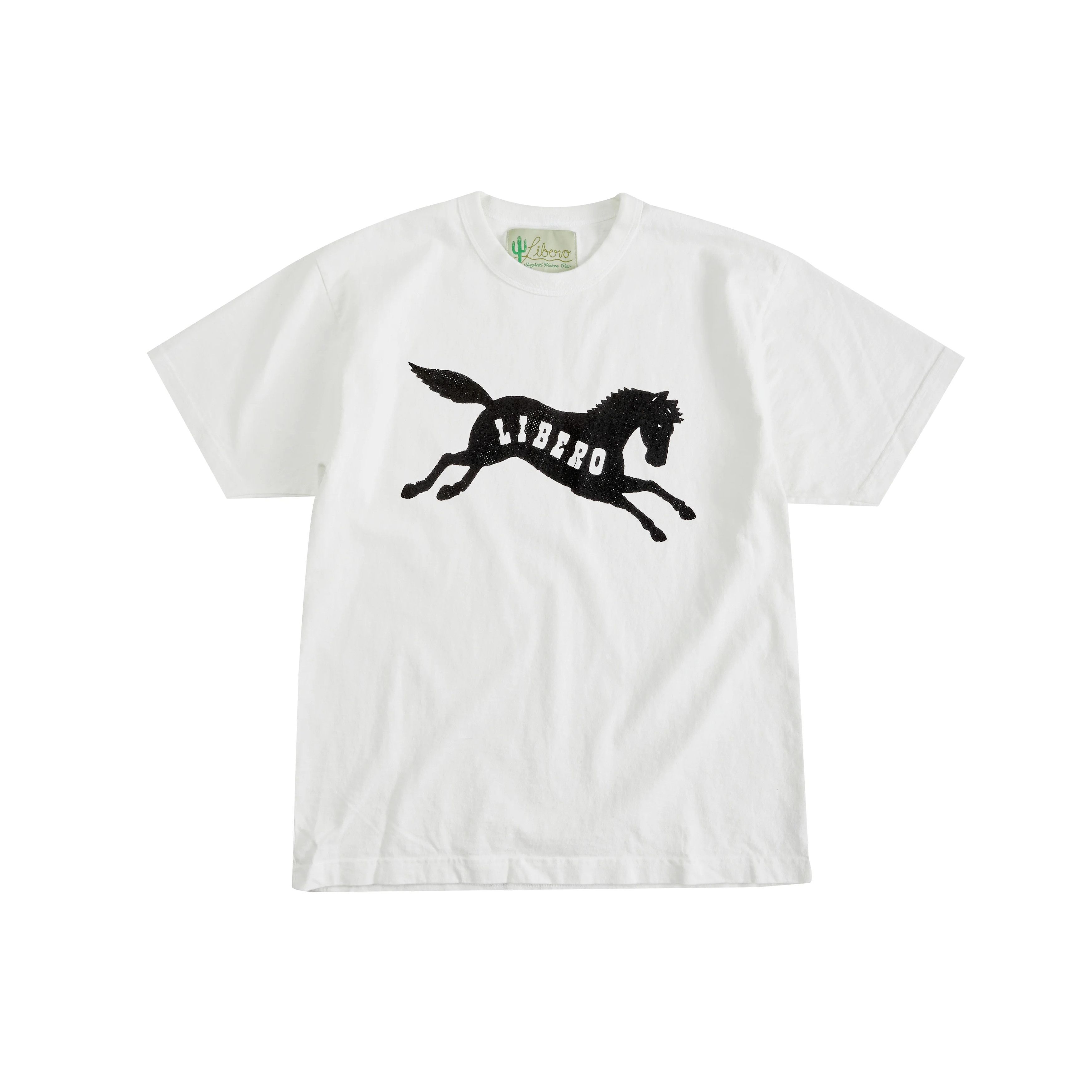 Libero 💚 Libero Pony Tee White Medium NEW Size US M / EU 48-50 / 2 - 1 Thumbnail