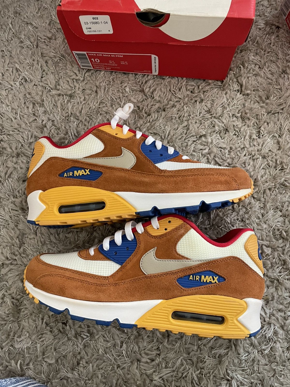 Nike Nike Air Max 90 Premium Curry Size US 10 / EU 43 - 2 Thumbnail