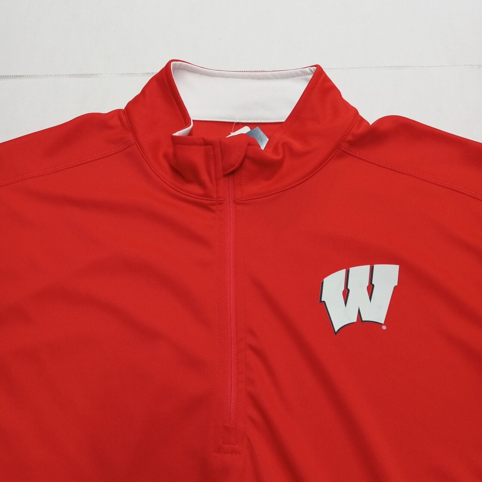 & Other Stories Wisconsin Badgers 1/4 Zip Pullover Men's XL Red Fanatics Size US XL / EU 56 / 4 - 4 Thumbnail
