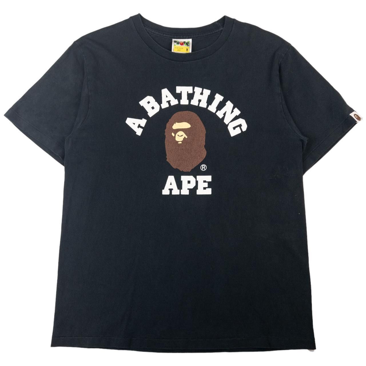Bape Vintage Bape College Logo T Shirt Size M Size US M / EU 48-50 / 2 - 1 Thumbnail