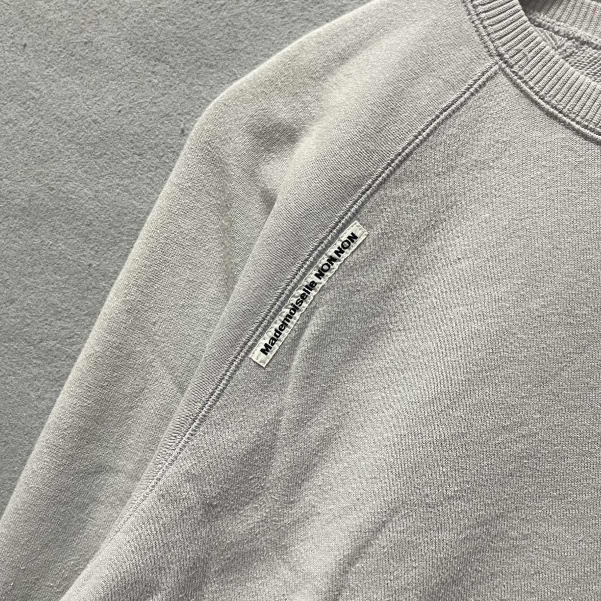 Mademoiselle Non Non Vintage 1990s Mademoiselle Non Non by Papas Sweatshirt Gray Size M / US 6-8 / IT 42-44 - 5 Thumbnail