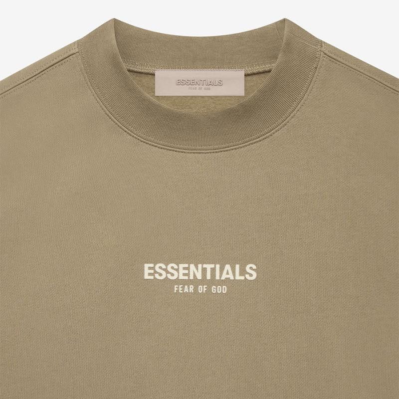 Fear of God Fear of God Essentials Relaxed Crewneck Oak Size XL Size US XL / EU 56 / 4 - 4 Thumbnail