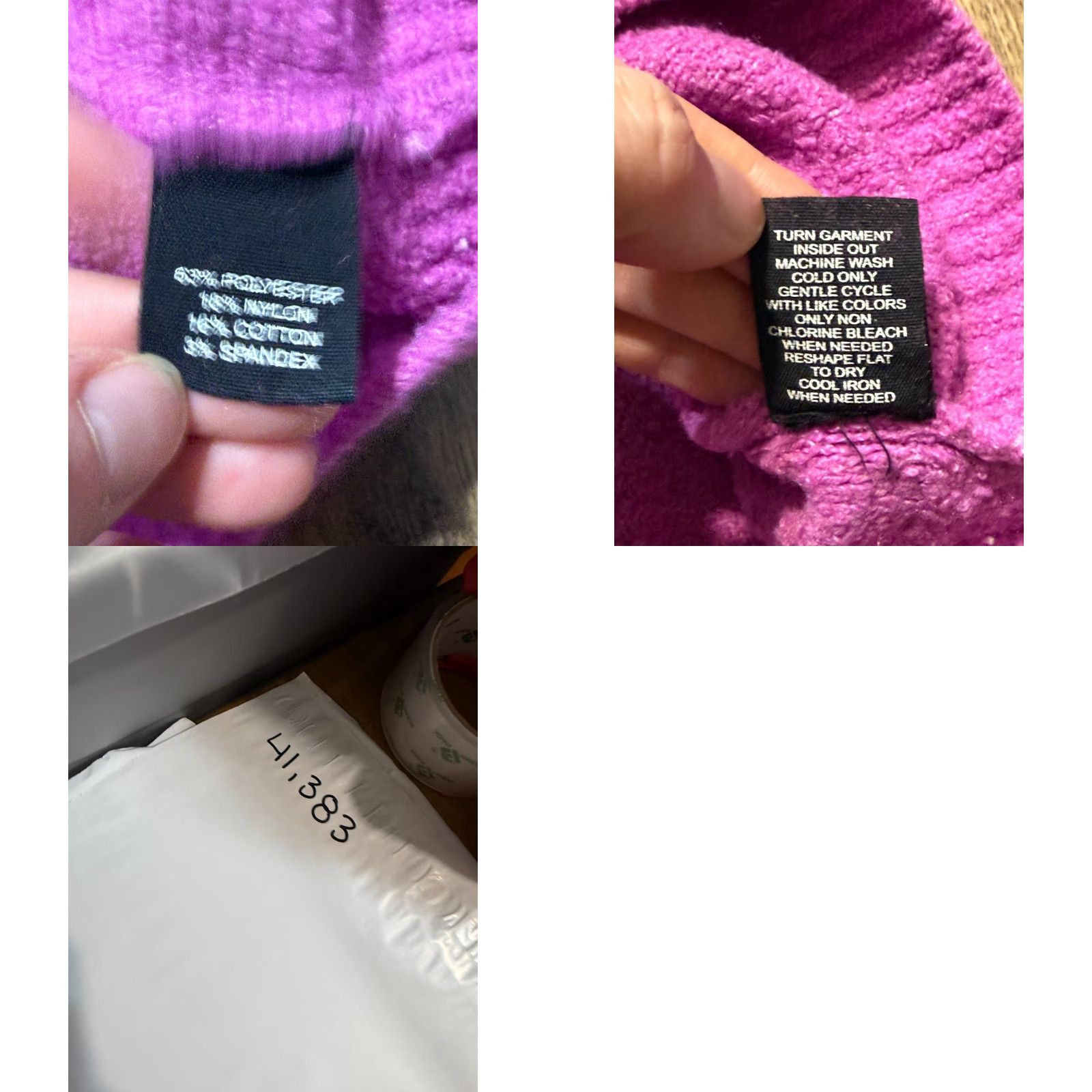 Vintage VINTAGE Marled Sweater Women’s Small Purple Pullover Turtleneck Long Sleeve Size S / US 4 / IT 40 - 8 Thumbnail