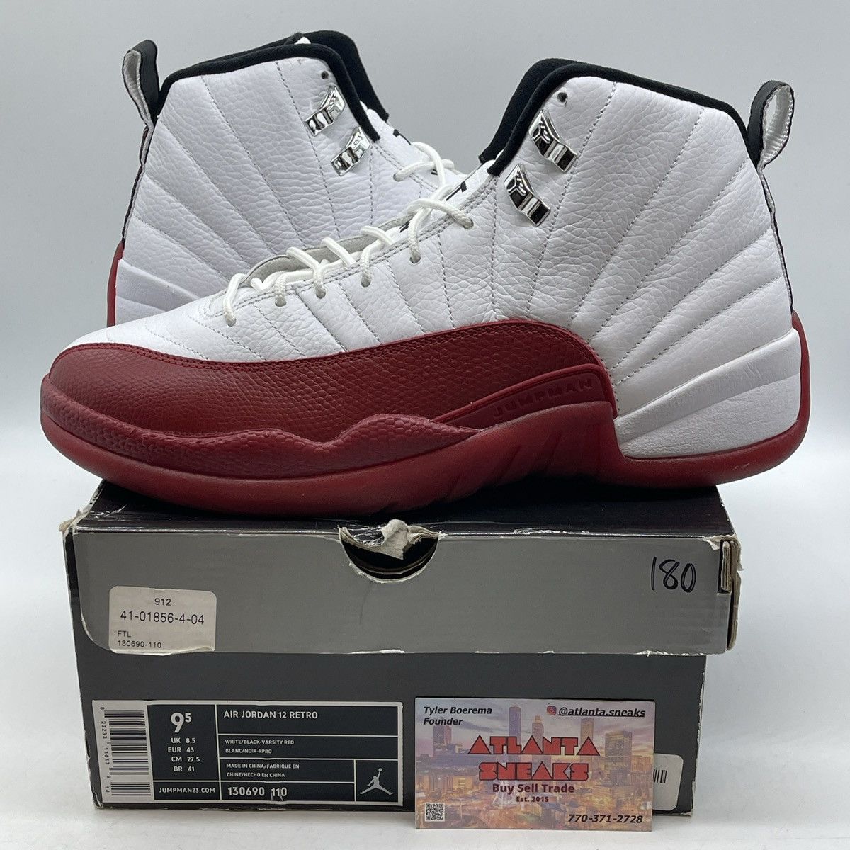 Jordan Brand Air Jordan 12 cherry Size US 9.5 / EU 42-43 - 1 Thumbnail