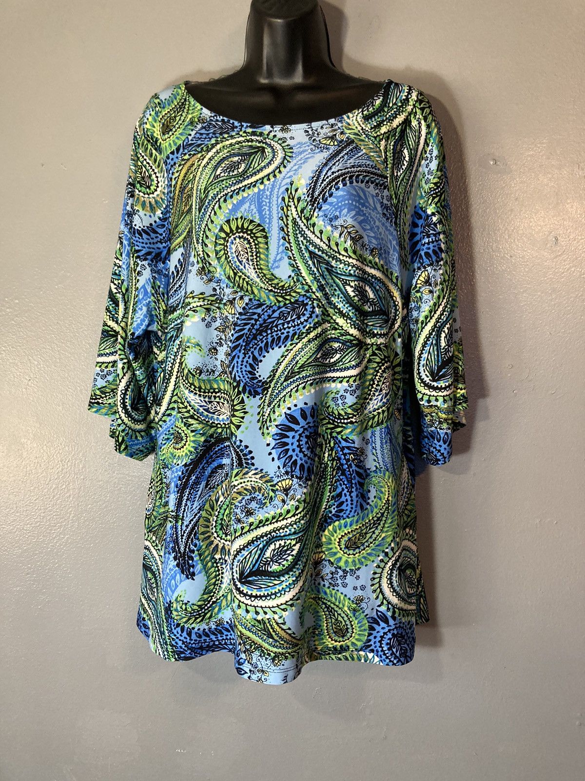 Other attitudes by Renee Paisley jersey Raglan sleeve tunic top Size M / US 6-8 / IT 42-44 - 1 Thumbnail