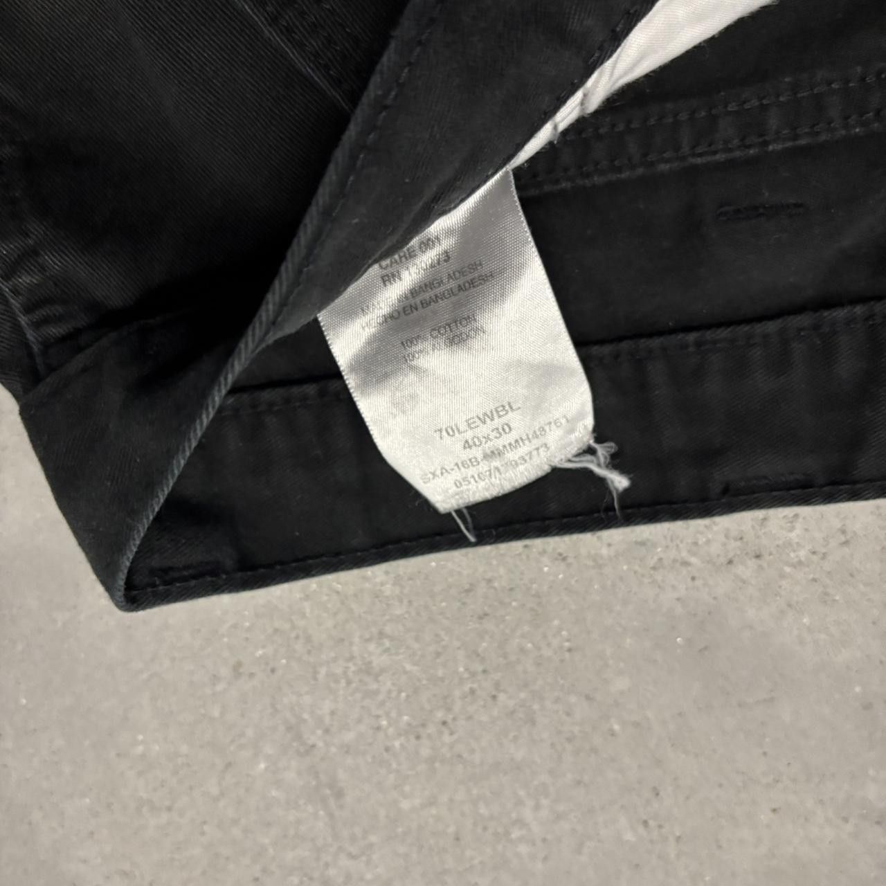 Japanese Brand × Vintage Crazy Vintage Y2K/2000s Baggy Black Streetwear Skater Cargo Pants! Size US 40 / EU 56 - 7 Thumbnail