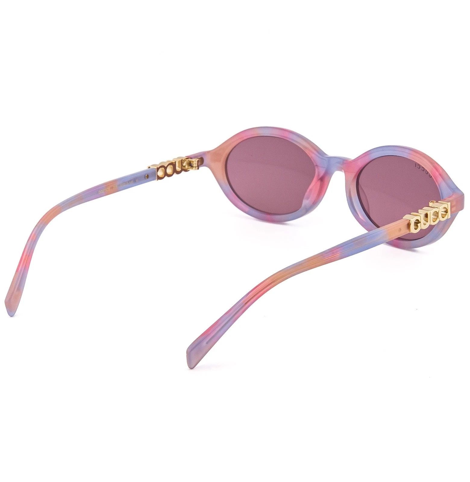 Gucci GUCCI 2153 Gg2153S Pink Violet Oval Narrow Sunglasses 005 Size ONE SIZE - 3 Thumbnail