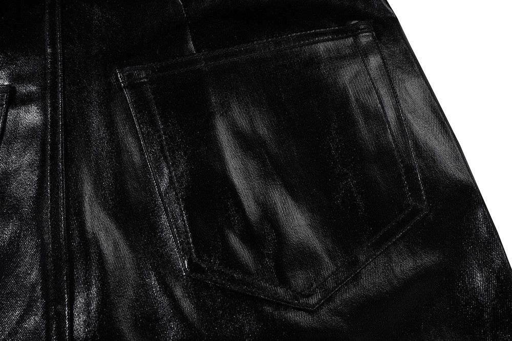 Japanese Brand × Leather High Street Glossy Pu Leather Pants Size US 33 - 10 Thumbnail