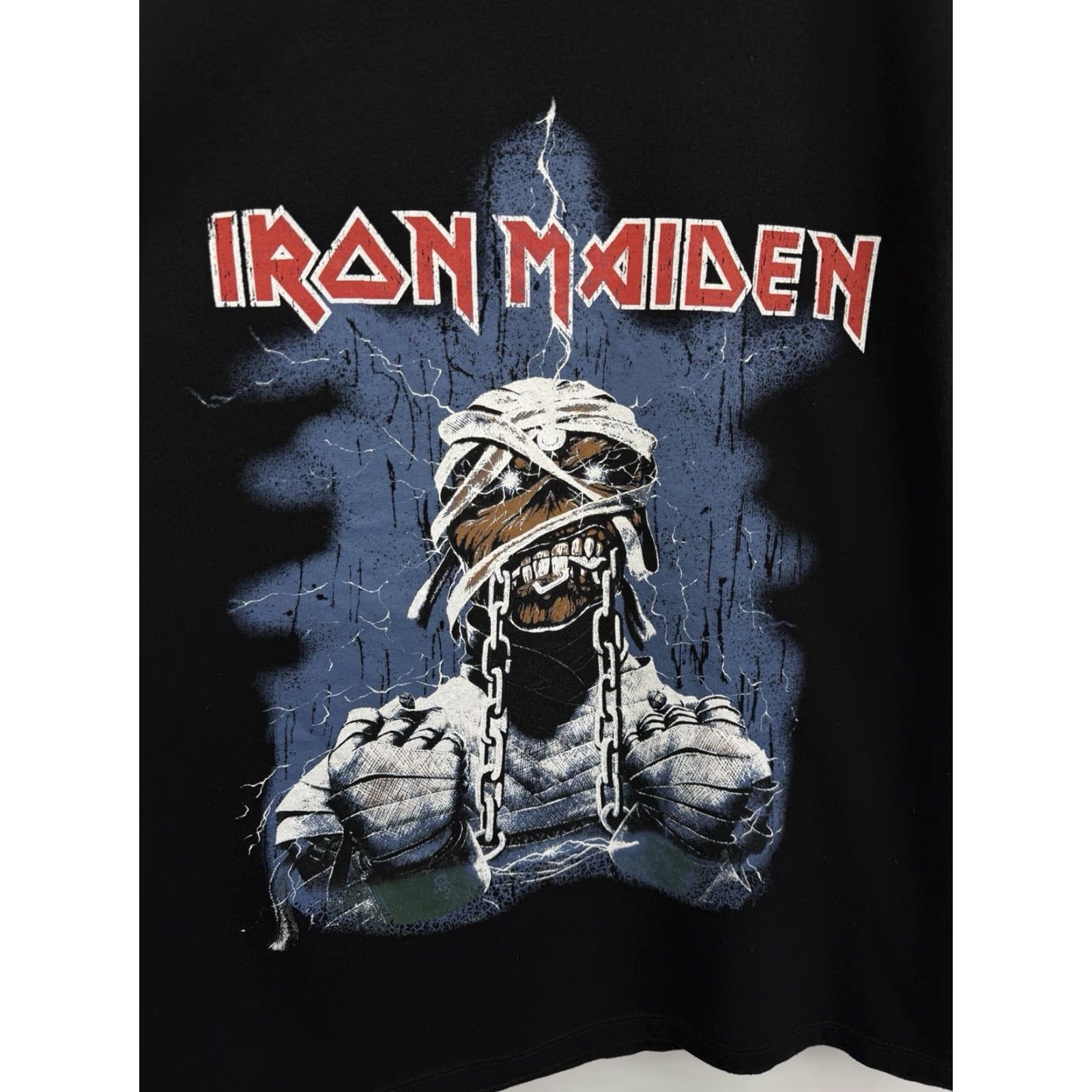 Vintage Iron Maiden World Slavery Tour 1984 85 Reprint 2022 T-Shirt Size L Men Black Shirt Size US L / EU 52-54 / 3 - 5 Thumbnail
