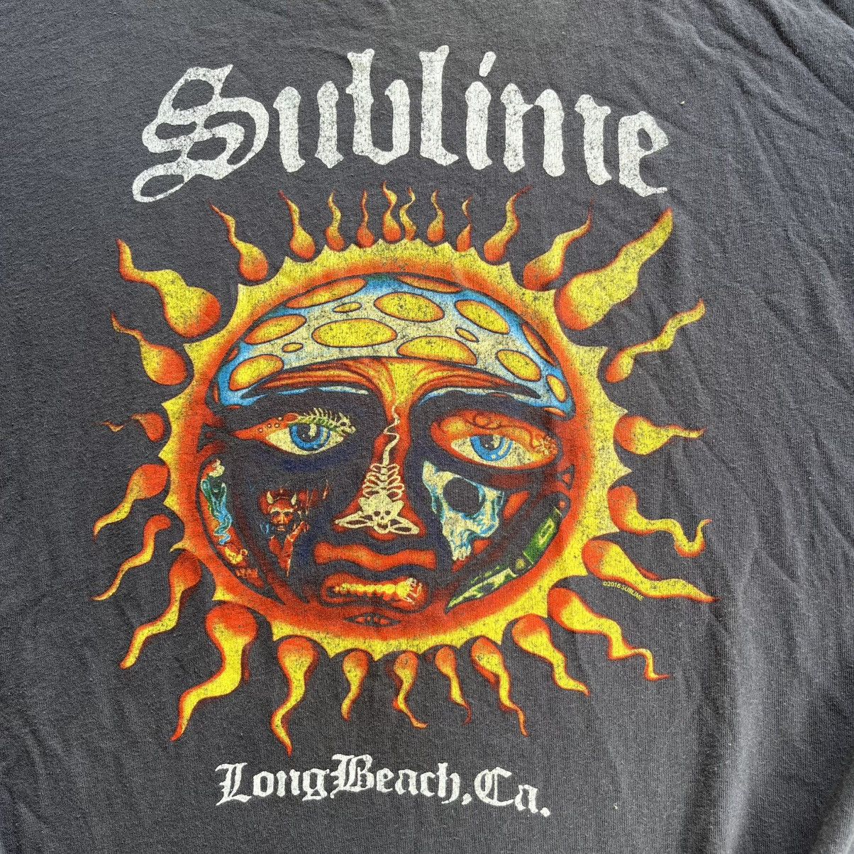 Sublime 🔥SUBLIME Sun🌞 Logo Ringer Stripe Tee Size US XXL / EU 58 / 5 - 2 Thumbnail