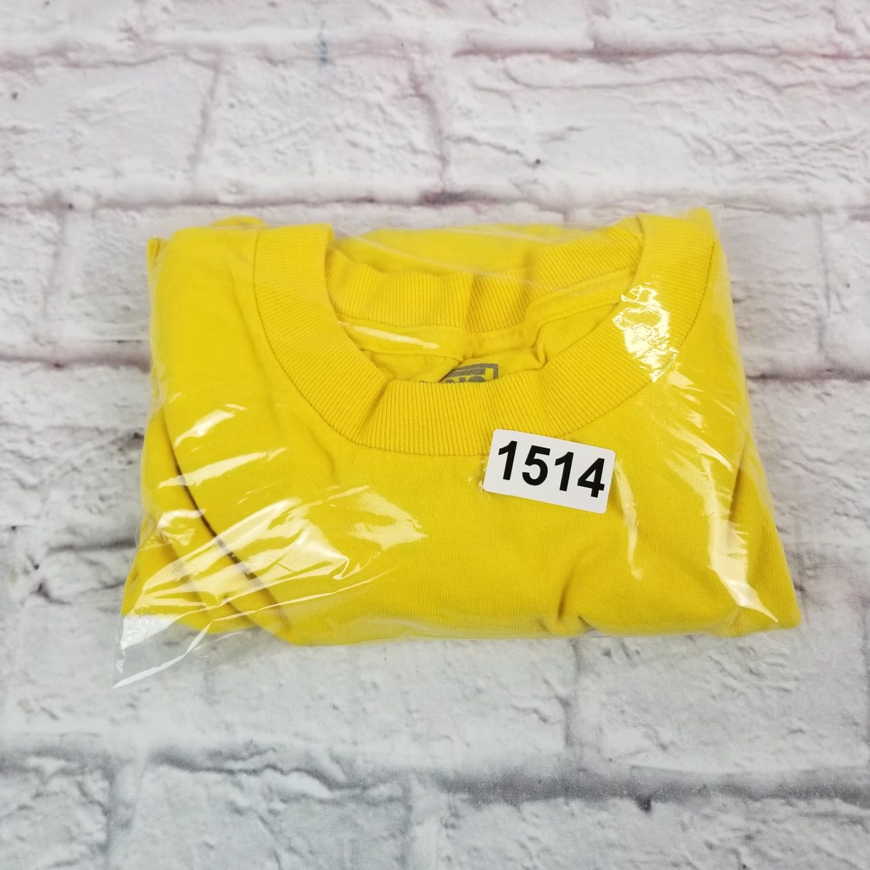 Vans VANS Shirt Womens Yellow Small Cropped T Shirt Long Sleeve Checkered Off The Wall Geometric Logo 90s Style Casual Womens Size S / US 4 / IT 40 - 8 Thumbnail