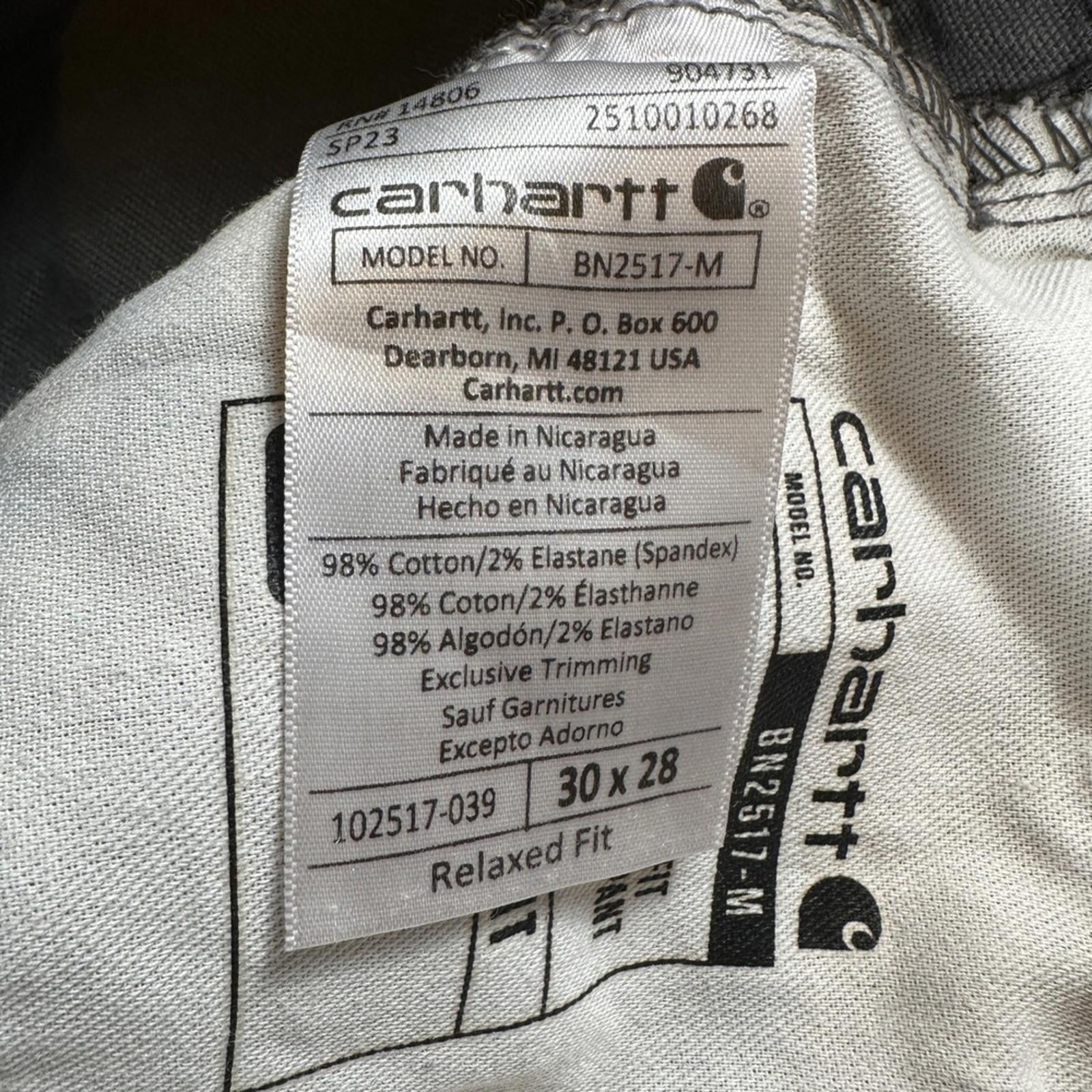 Carhartt Carhartt Rugged Flex Relaxed Fit Canvas Work Pants Men 30x28 Size US 30 / EU 46 - 7 Thumbnail