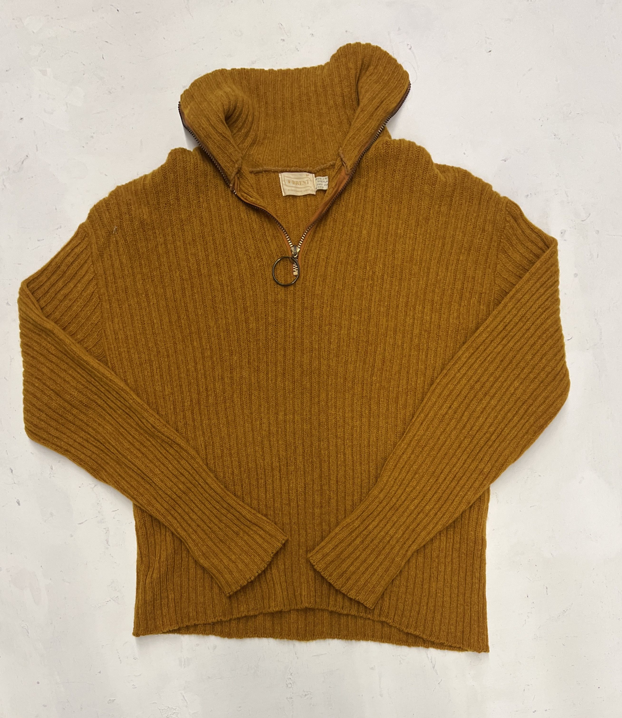 Other Brent Montgomery Ward Shetland Wool Half-Zip Size US S / EU 44-46 / 1 - 1 Thumbnail