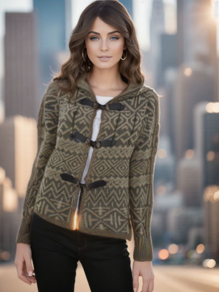 Vintage Women's Cardigan Italy Moda. Brown. M. Used. Very good Size M / US 6-8 / IT 42-44 - 1 Thumbnail