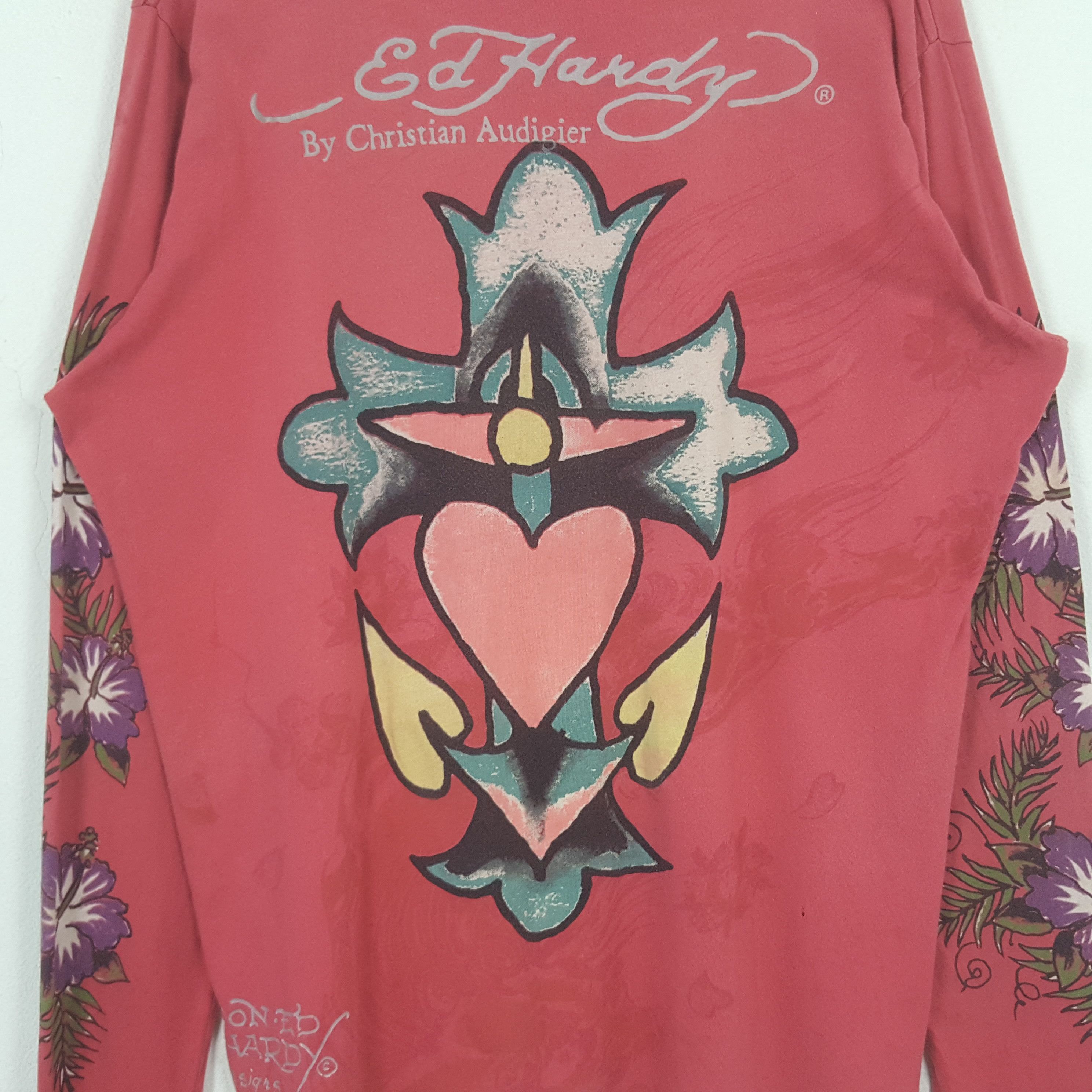 Ed Hardy Vintage Ed Hardy by Christian Audiger Tiger Art Tshirt RR3 Size US XXL / EU 58 / 5 - 4 Thumbnail