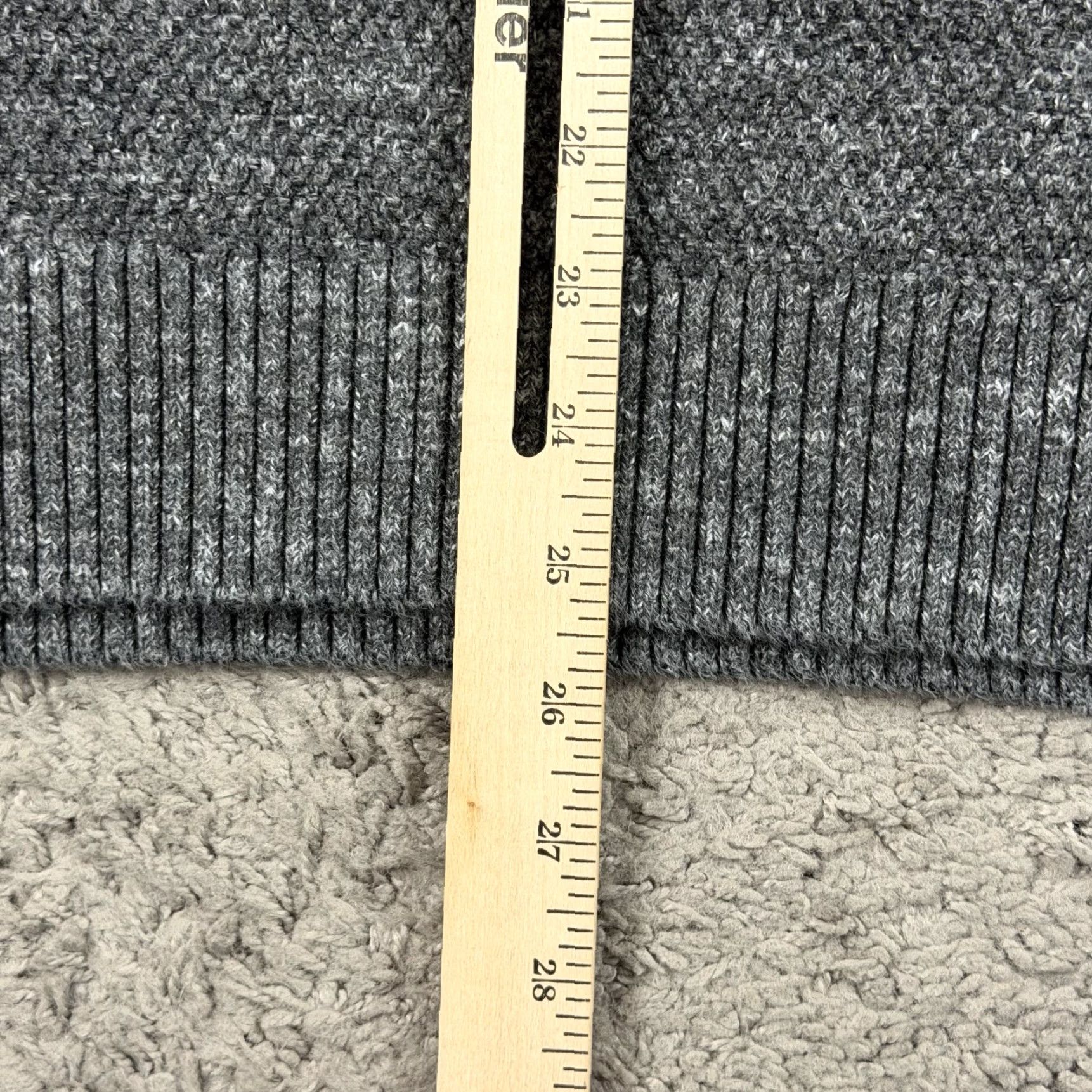 Gap Gap Mens XL Gray Cable-Knit Pullover Crew Neck Sweater - Breathable Cotton Blend, Regular Fit, Casual Vintage: No, Gap Size US XL / EU 56 / 4 - 6 Thumbnail