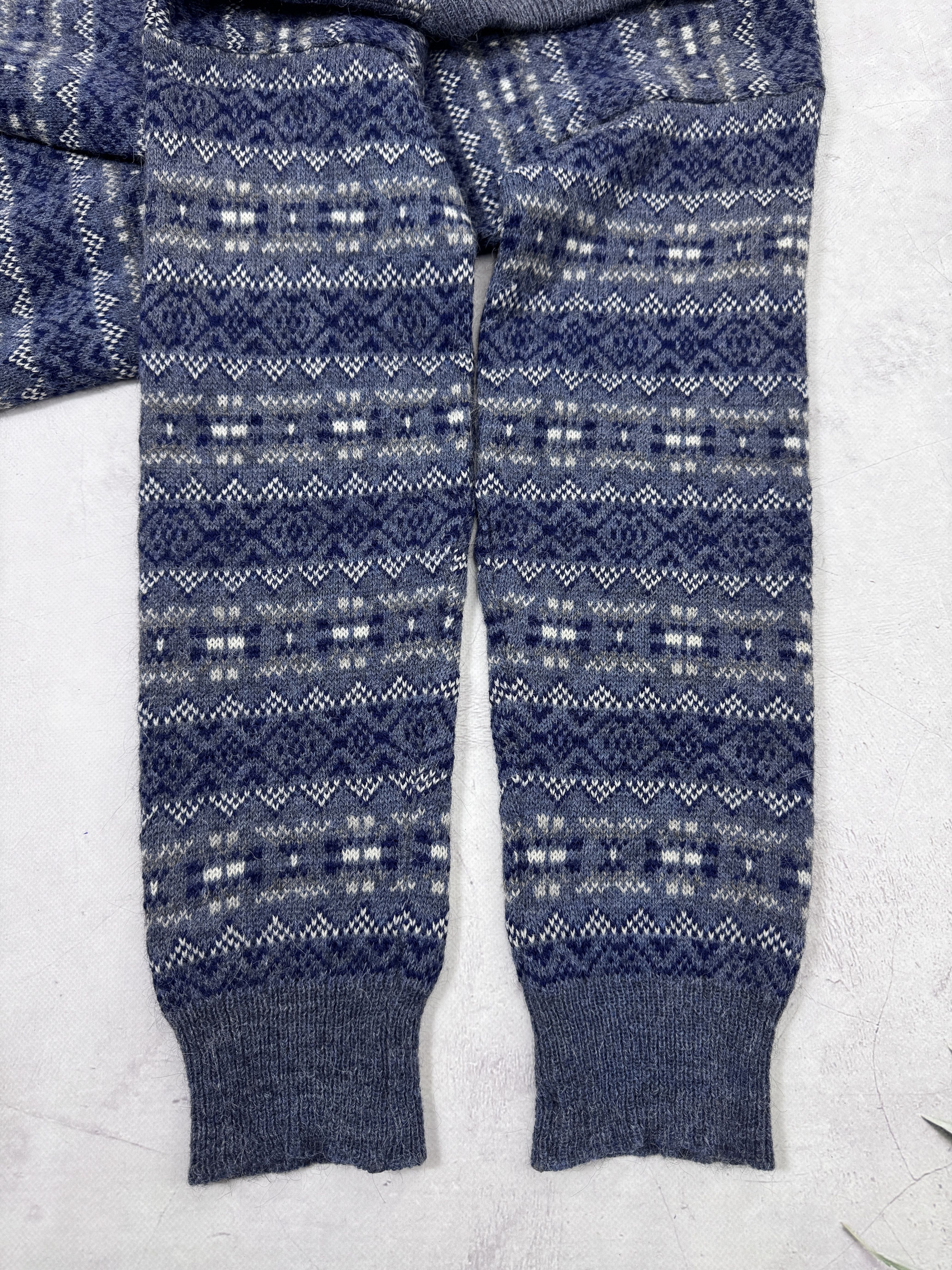 Vintage Vintage 70s Silvy Sweater Alpaca Wool Geometric Pattern Size US M / EU 48-50 / 2 - 9 Thumbnail