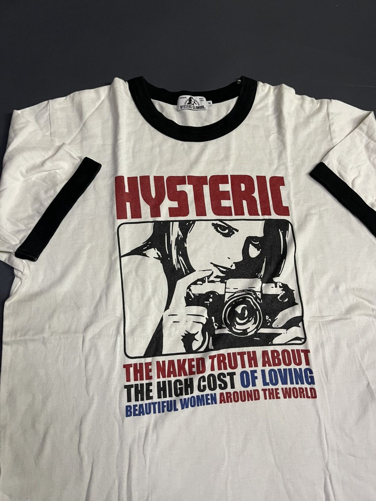 Hysteric Glamour × Japanese Brand RARE Hysteric Glamour Naked Truth / Graphic T Shirt Size US L / EU 52-54 / 3 - 4 Thumbnail