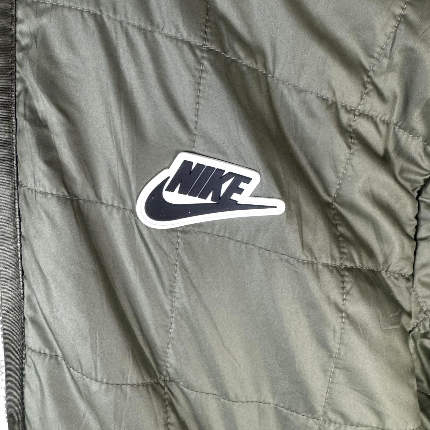 Nike Nike Jacket Mens M Green Hooded Puffer Full Zip Lined Polyester CU4422-380 Size US M / EU 48-50 / 2 - 6 Thumbnail