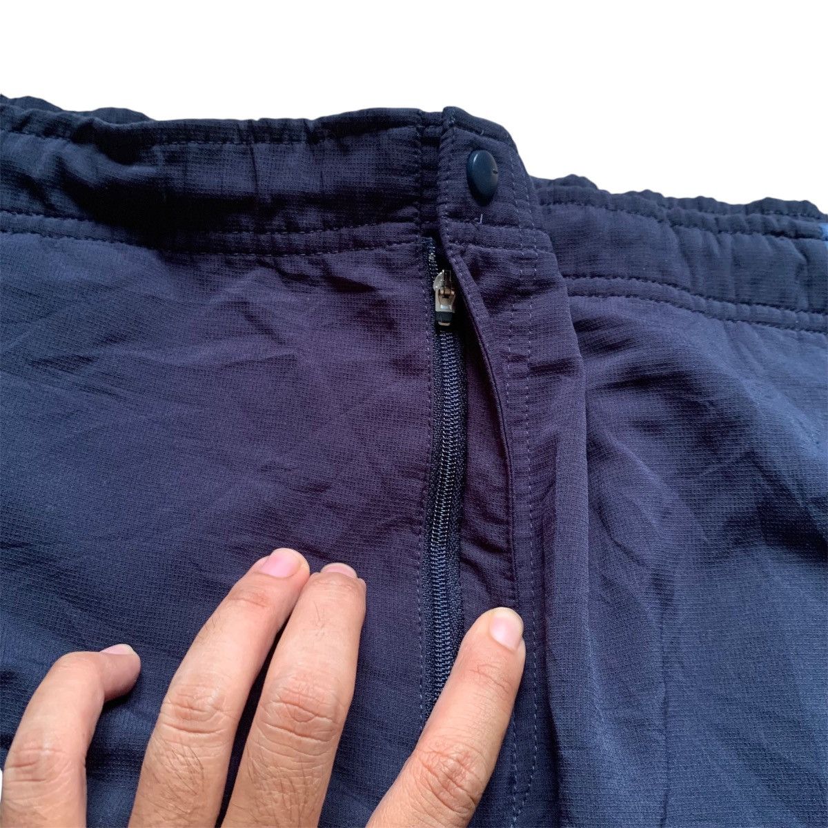 Nike × Vintage Vintage Nike Track Pants Nylon Drill Y2K style Size US 33 - 9 Thumbnail