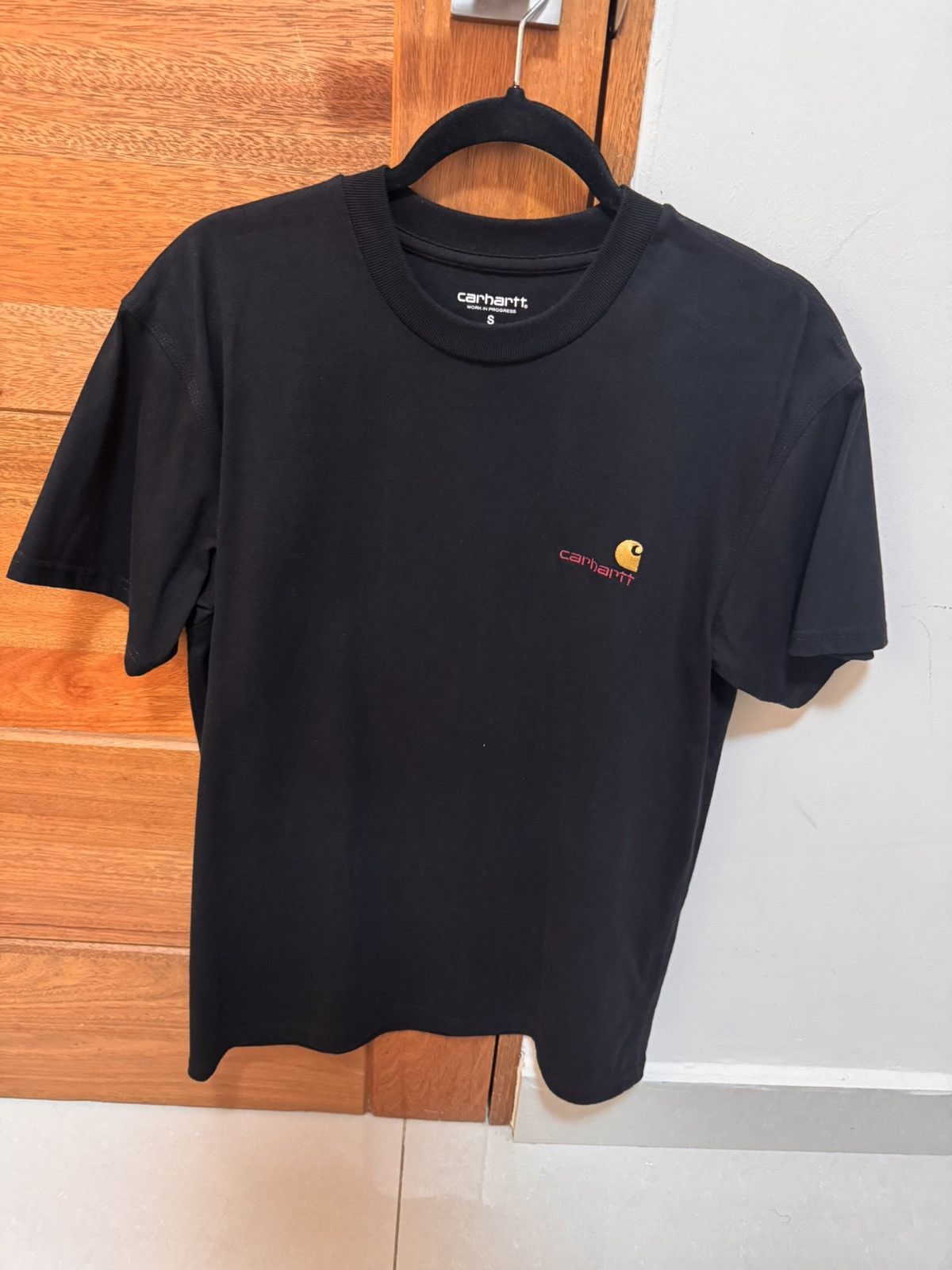 Carhartt Wip Heavy Weight Carhartt Tshirt (American Script) Size US S / EU 44-46 / 1 - 1 Thumbnail