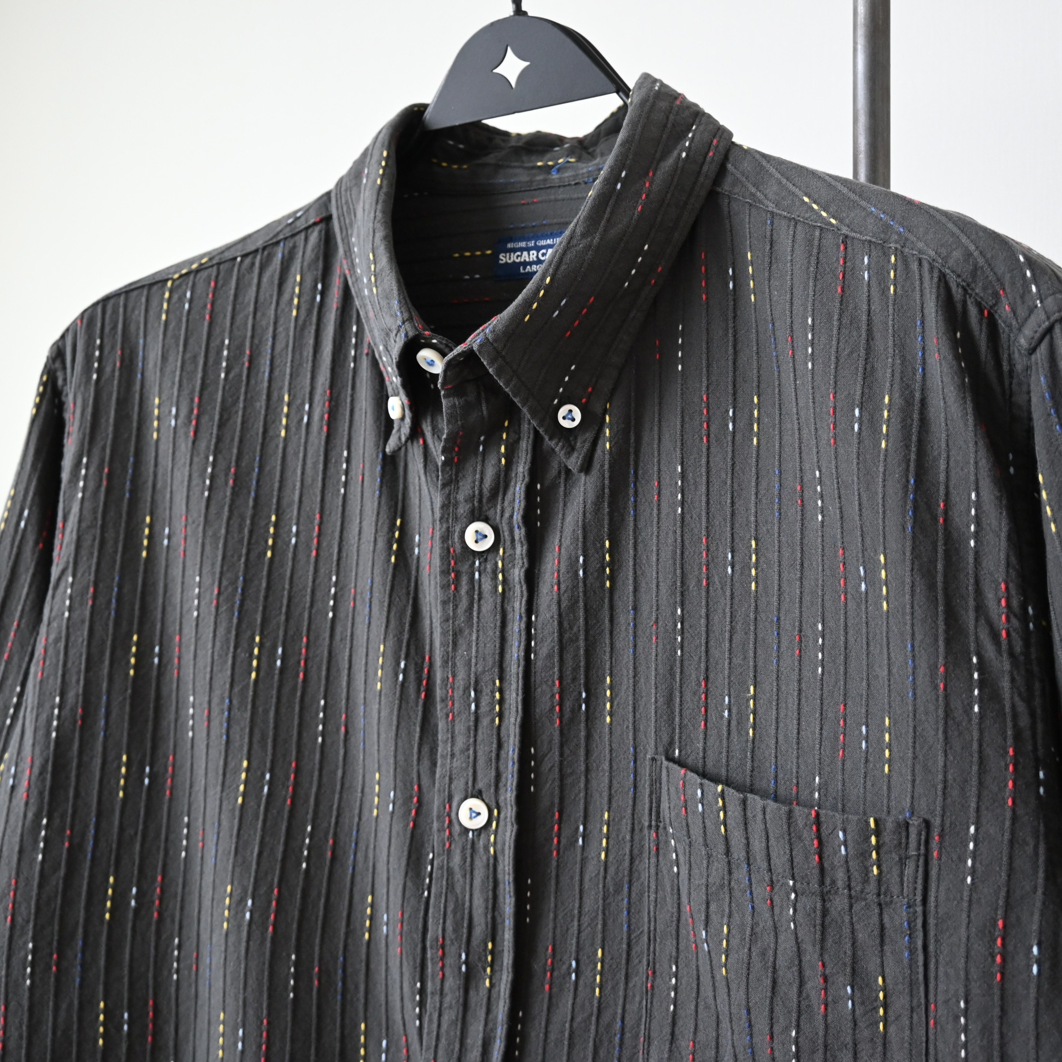 Sugar Cane SUGAR CANE multicolor dobby weave BD shirt, made in Japan Size US L / EU 52-54 / 3 - 6 Thumbnail