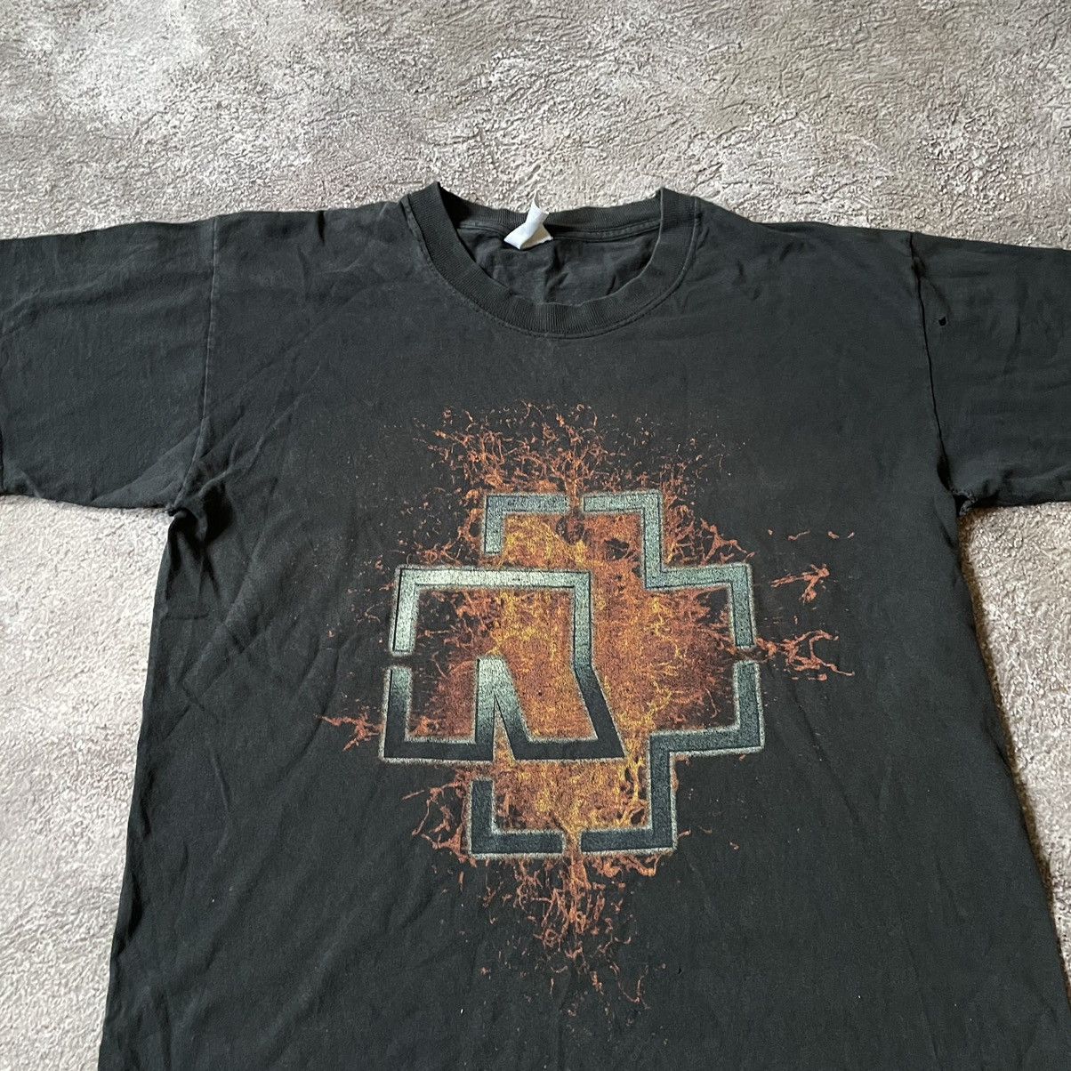 Vintage Vintage Y2K Sun Faded Rammstein Graphic Band Tee Grunge M Size US M / EU 48-50 / 2 - 2 Thumbnail
