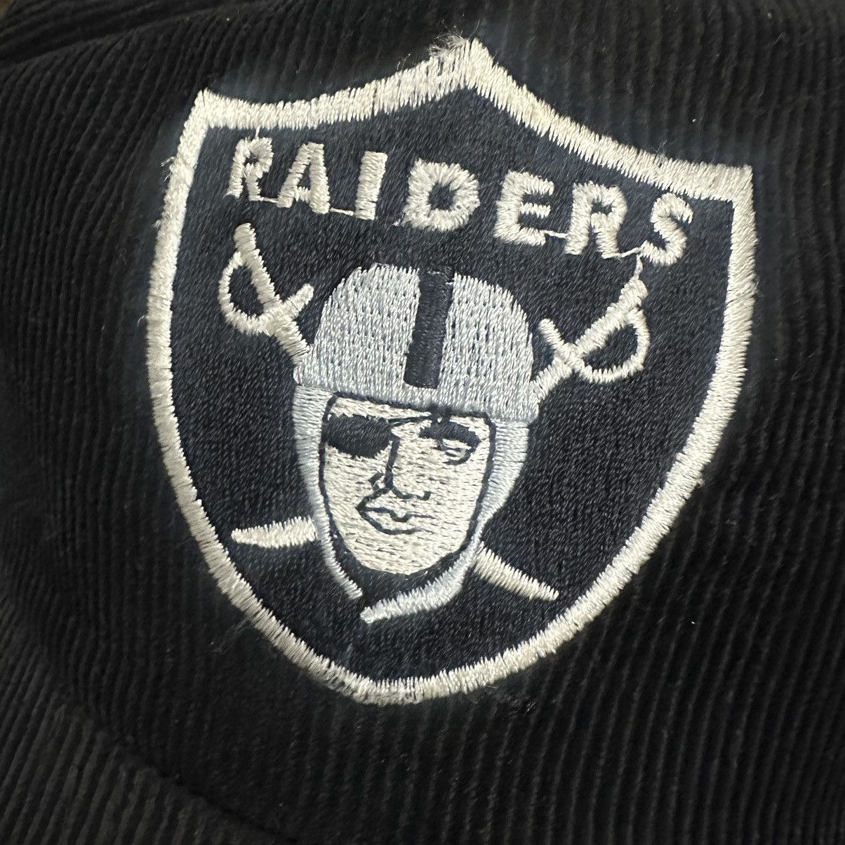 Vintage Vintage American Needle NFL Raiders Corduroy Hat Size ONE SIZE - 2 Thumbnail