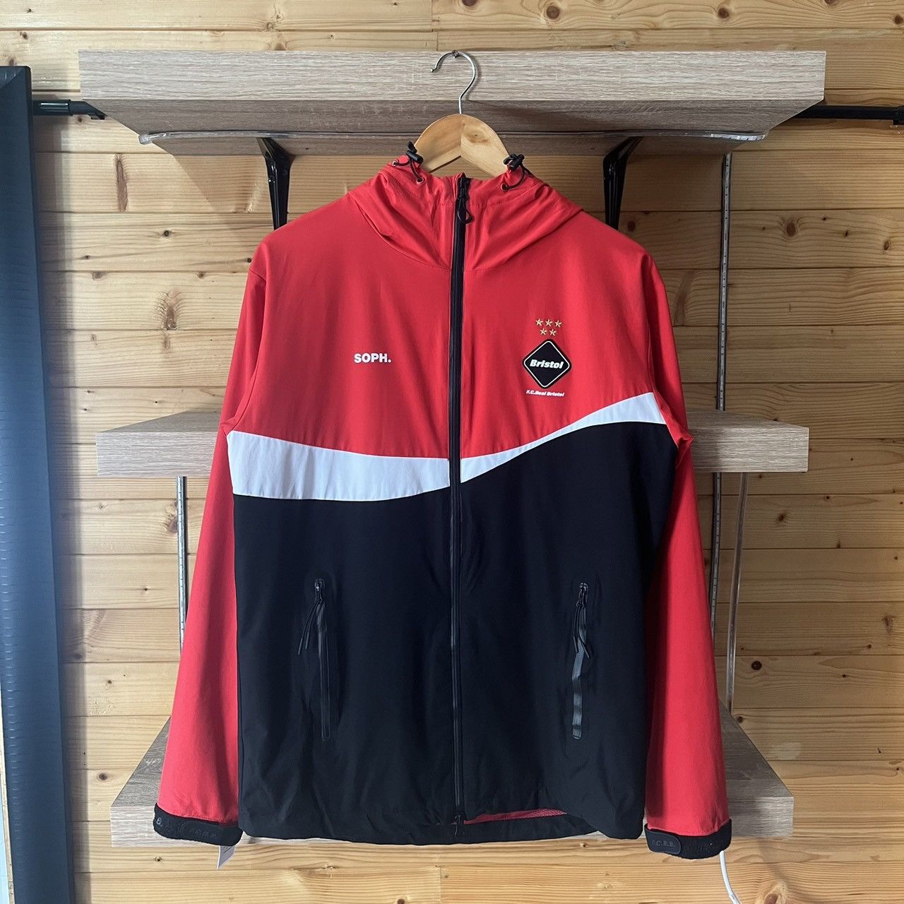 F.C. Real Bristol F.C. REAL BRISTOL X COCA-COLA WARM UP JACKET (RED) Size US S / EU 44-46 / 1 - 5 Thumbnail
