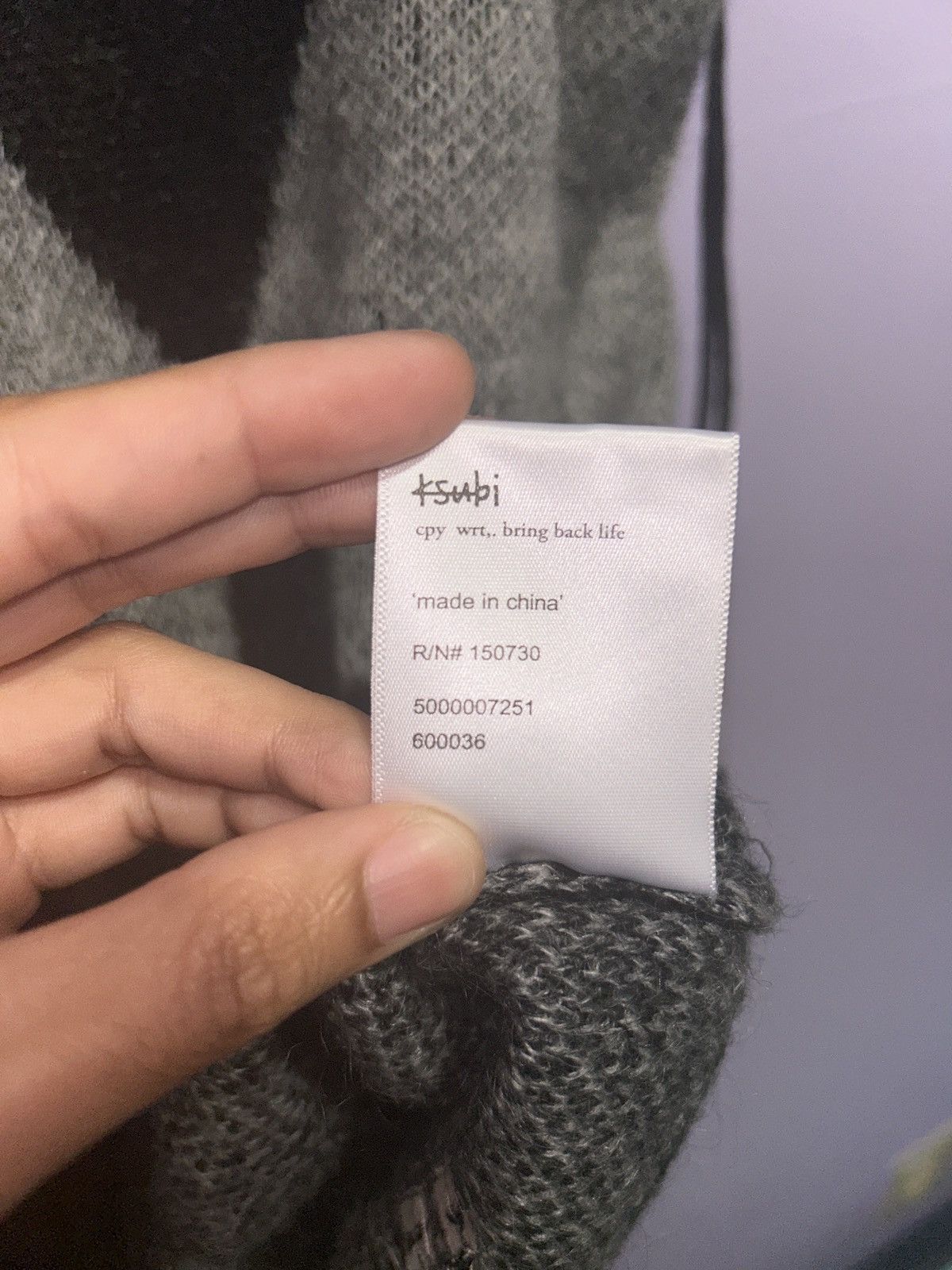 Ksubi OLD DOLLAR KSUBI SWEATER VEST Size US XS / EU 42 / 0 - 4 Thumbnail