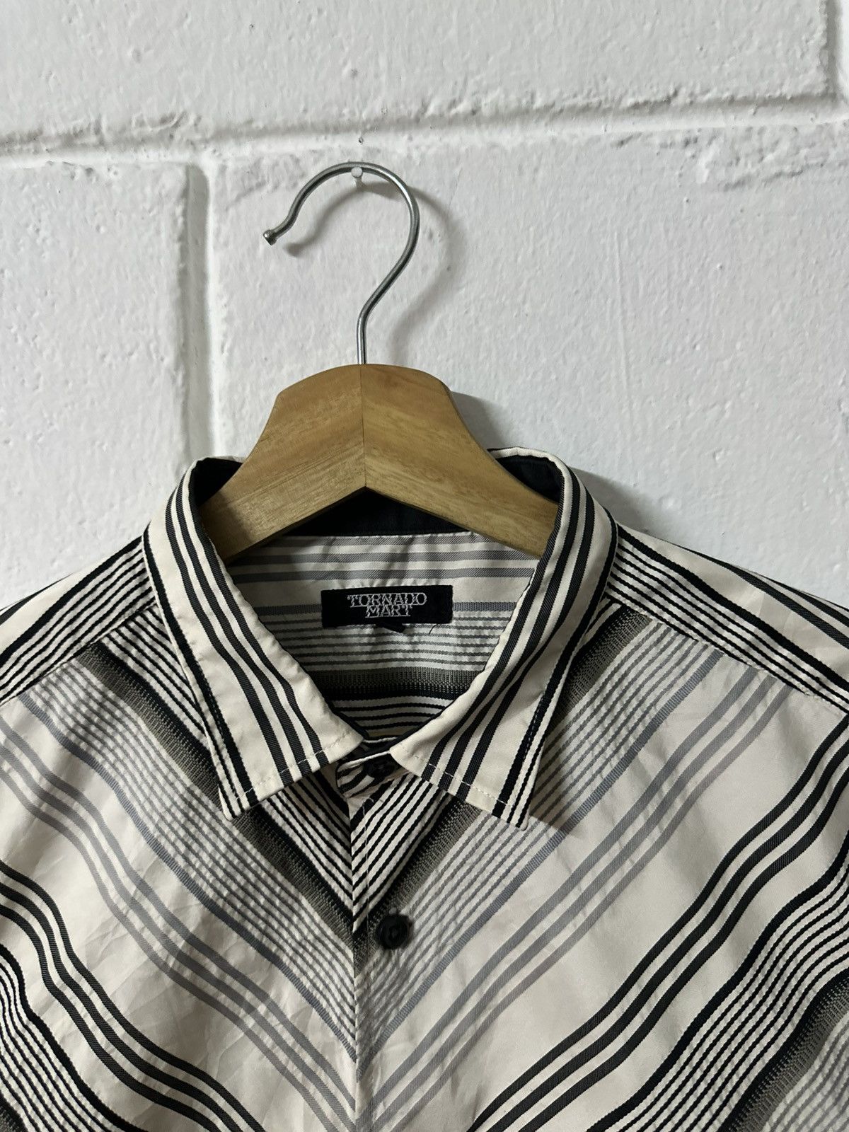 Tornado Mart 2000 - Tornado Mart Diagonal Lines L/S Shirt Size US L / EU 52-54 / 3 - 3 Thumbnail