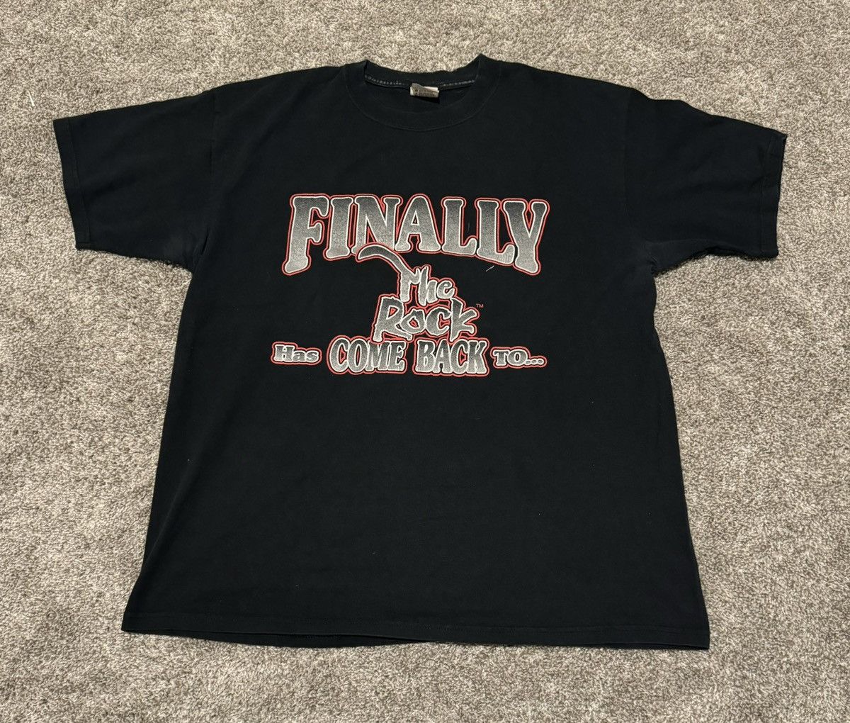 WWE × WWF WWF Finally the Rock Size US XL / EU 56 / 4 - 3 Thumbnail