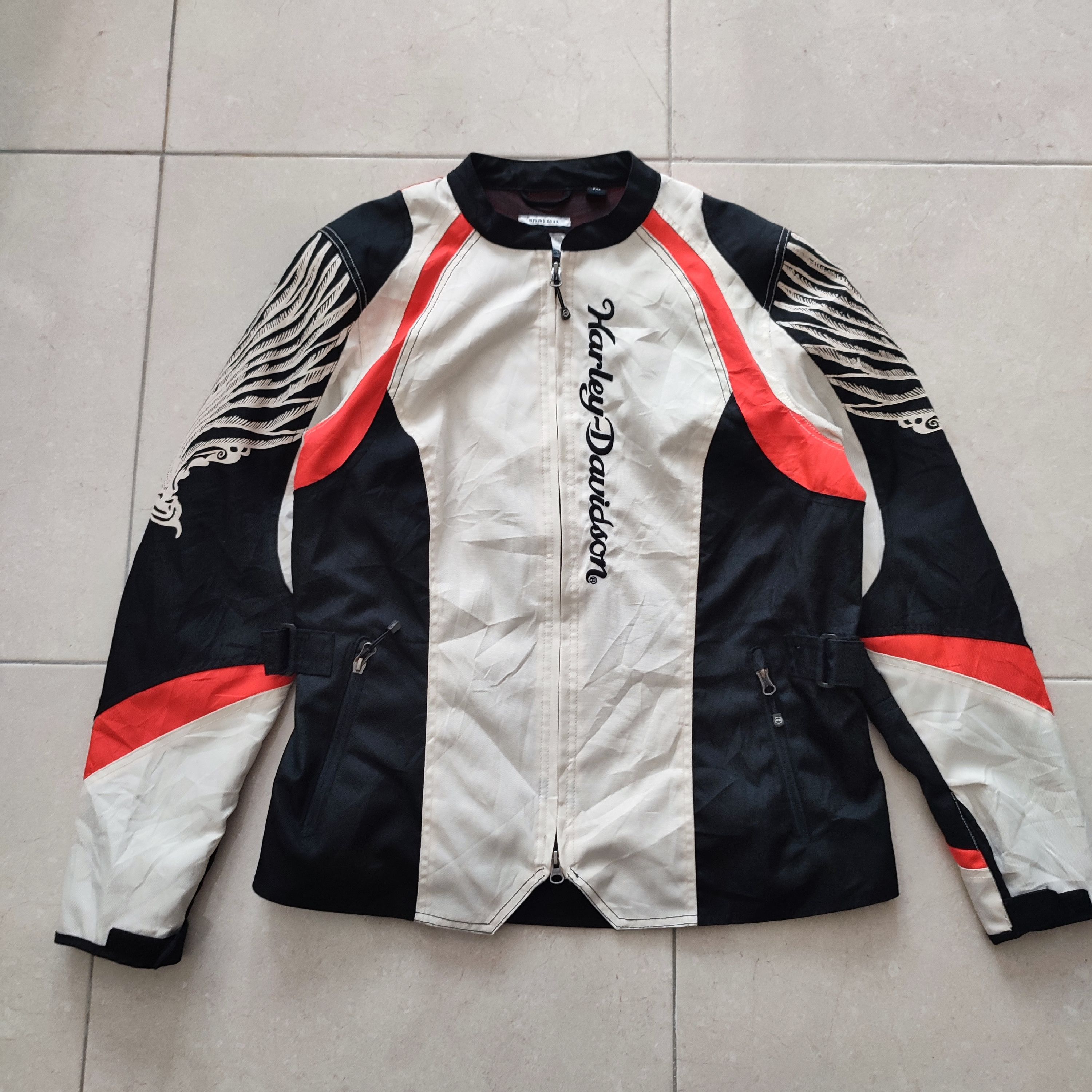 Harley Davidson × NASCAR 🔥STEALS🔥Very Rare Harley Davidson Wing Rider Jacket Size US L / EU 52-54 / 3 - 2 Thumbnail