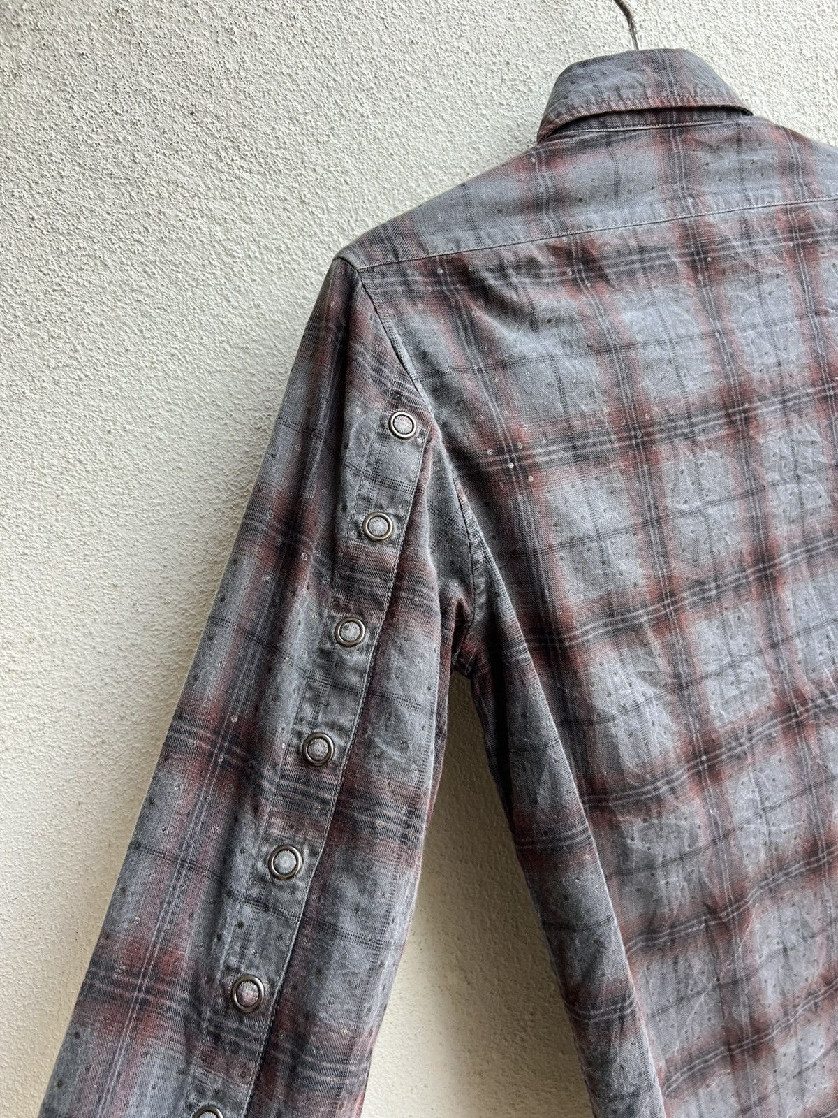 20471120 Vintage Paranoid Japan Blink Dot Bondage Flannel Shirt Size US S / EU 44-46 / 1 - 19 Thumbnail