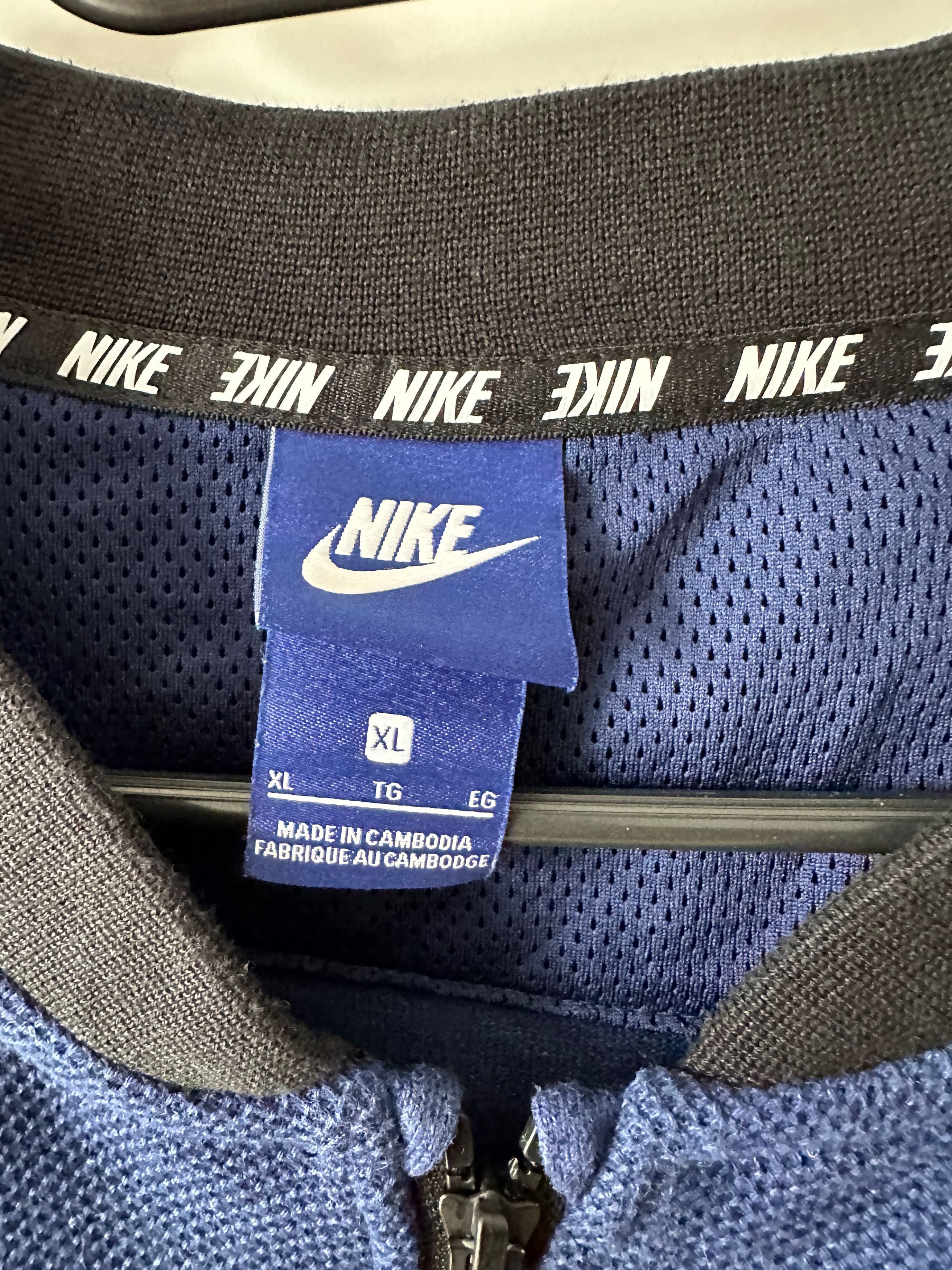 Nike NIKE athletic top light jacket blue XL Size US XL / EU 56 / 4 - 3 Thumbnail