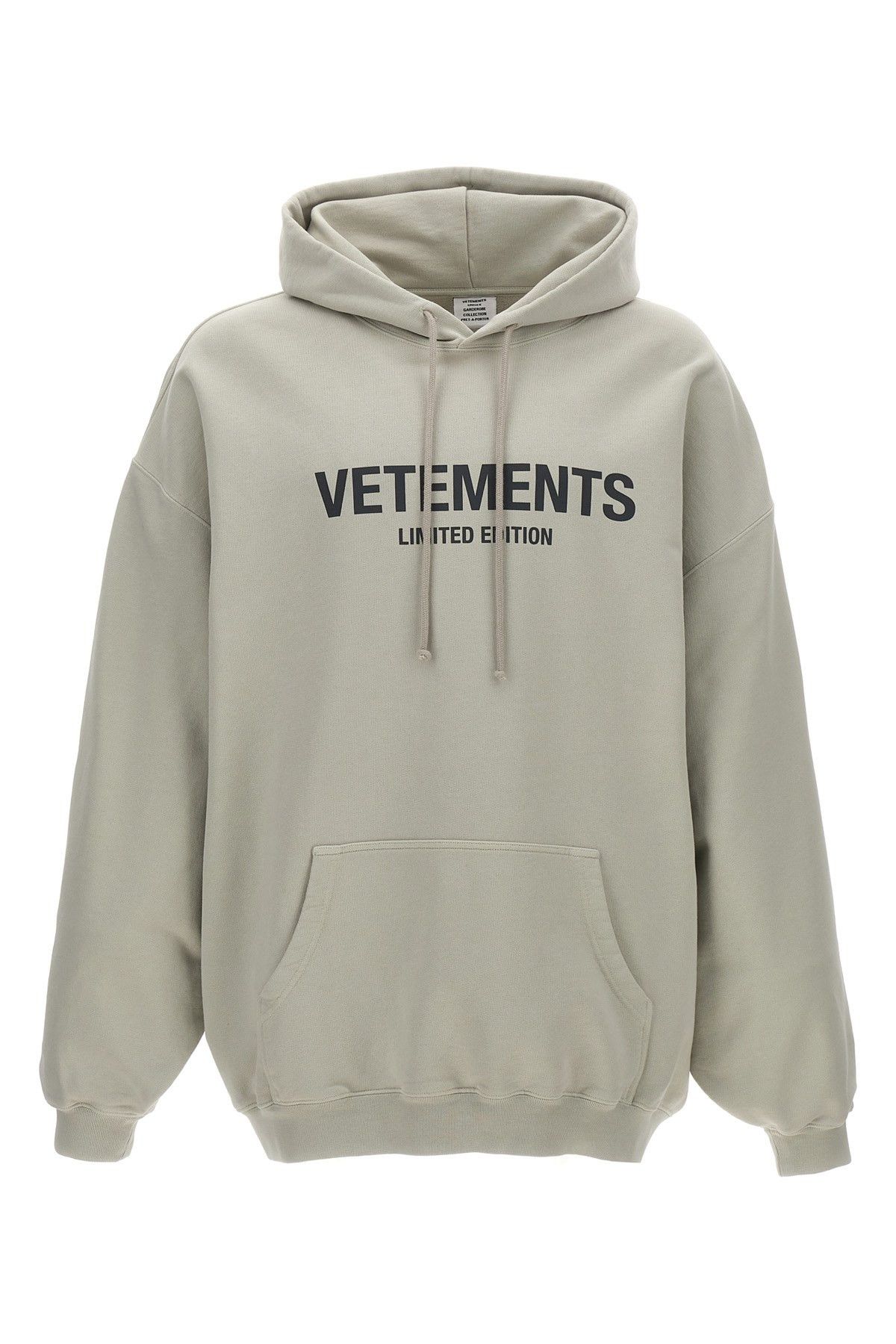 image of Vetements 'limited Edition Logo' Hoodie in Grey, Women's (Size XL)