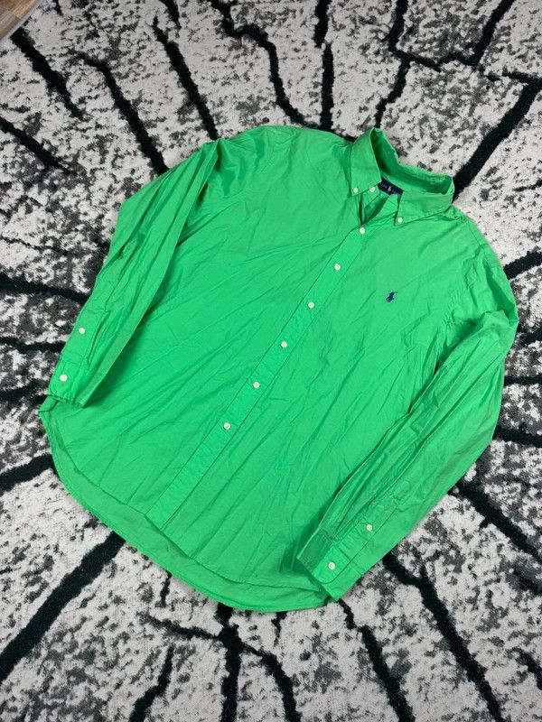 Ralph Lauren Polo Ralph Lauren shirt green logo XL Size US XL / EU 56 / 4 - 2 Thumbnail